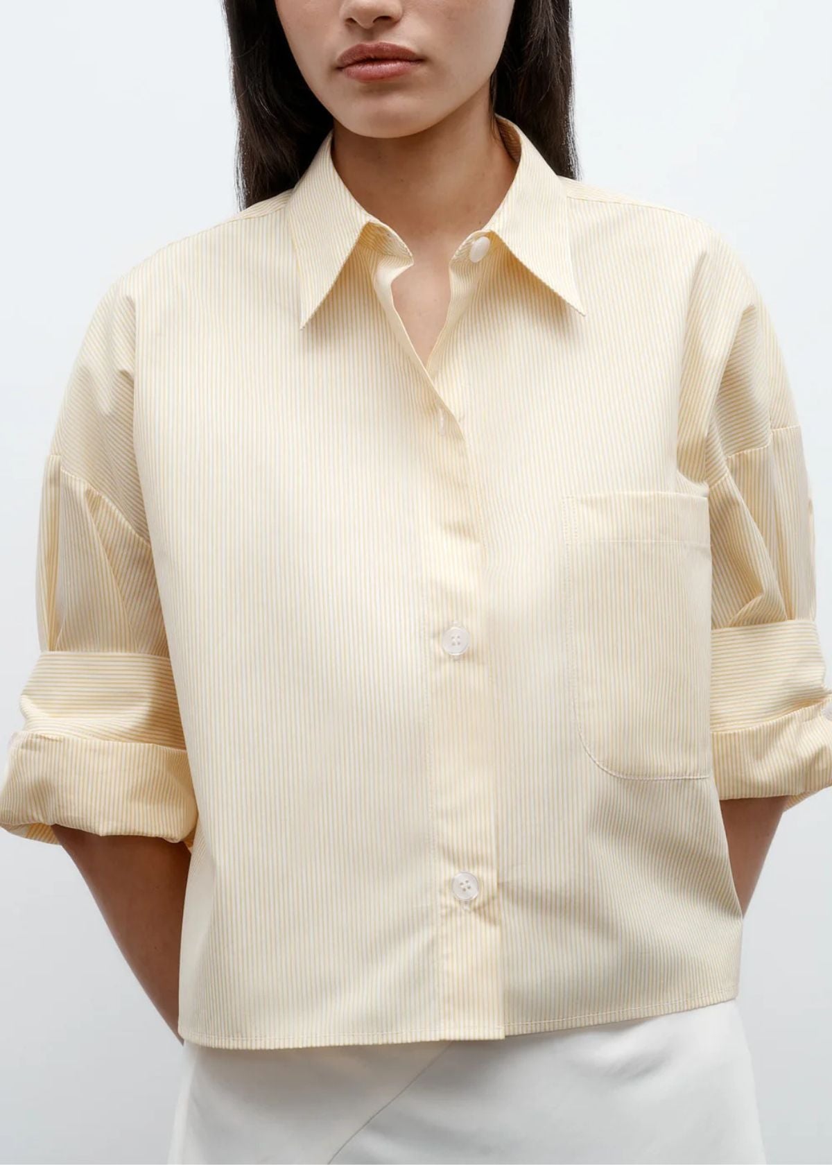 TWP Next Ex Top - Ivory/Yellow