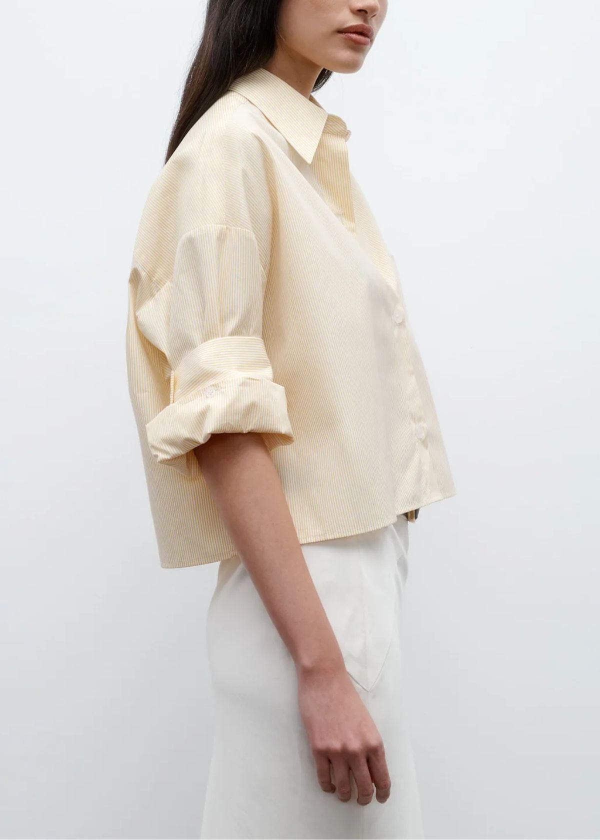 TWP Next Ex Top - Ivory/Yellow