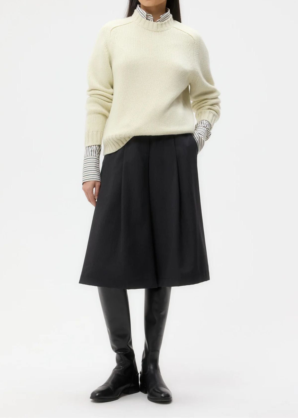 TWP New Jill Crew Sweater - Aloe Wash