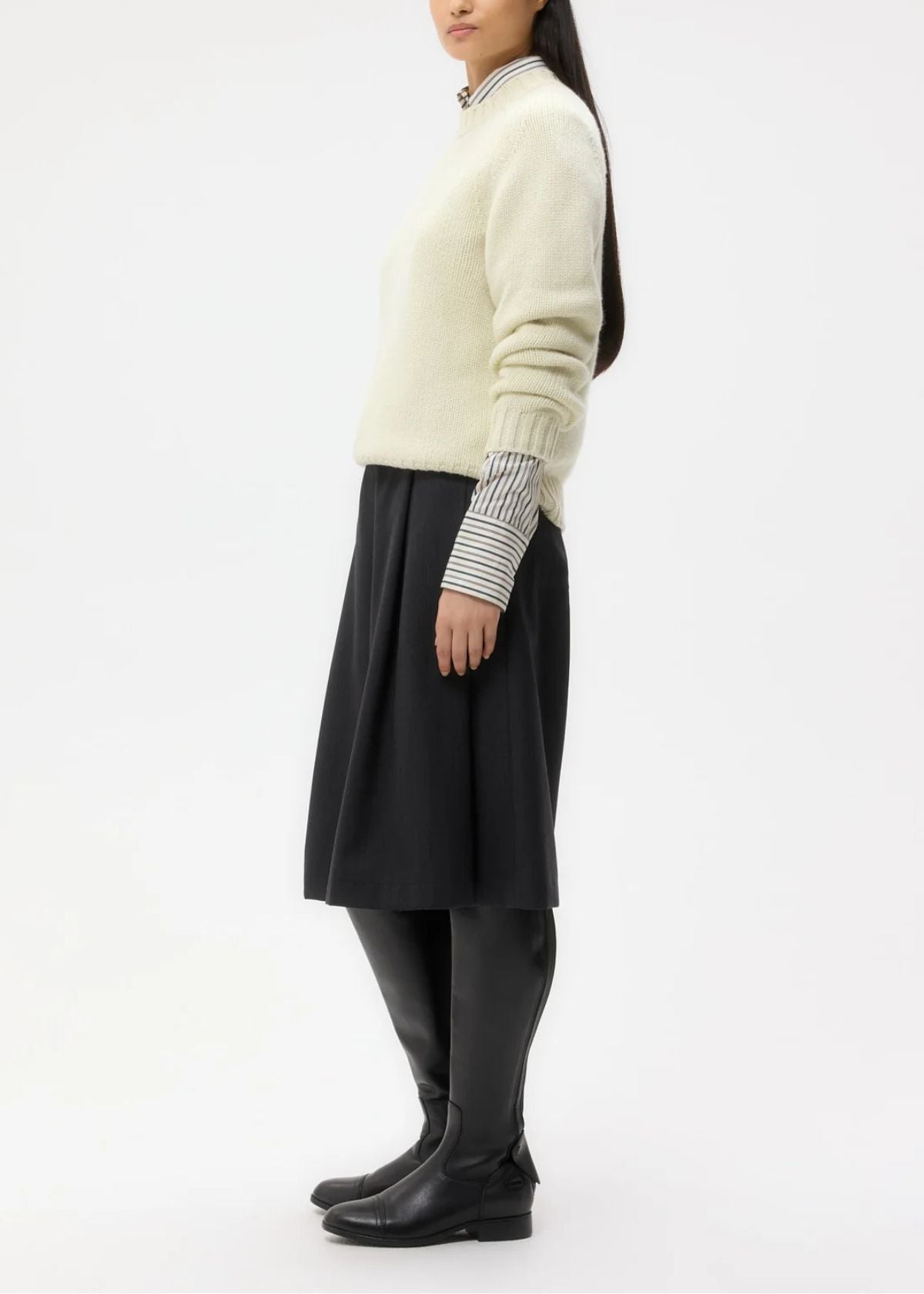 TWP New Jill Crew Sweater - Aloe Wash