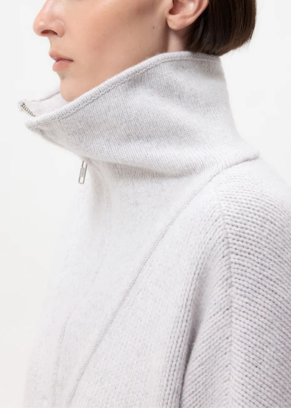 TWP In the Morning Sweater - Light Heather Grey