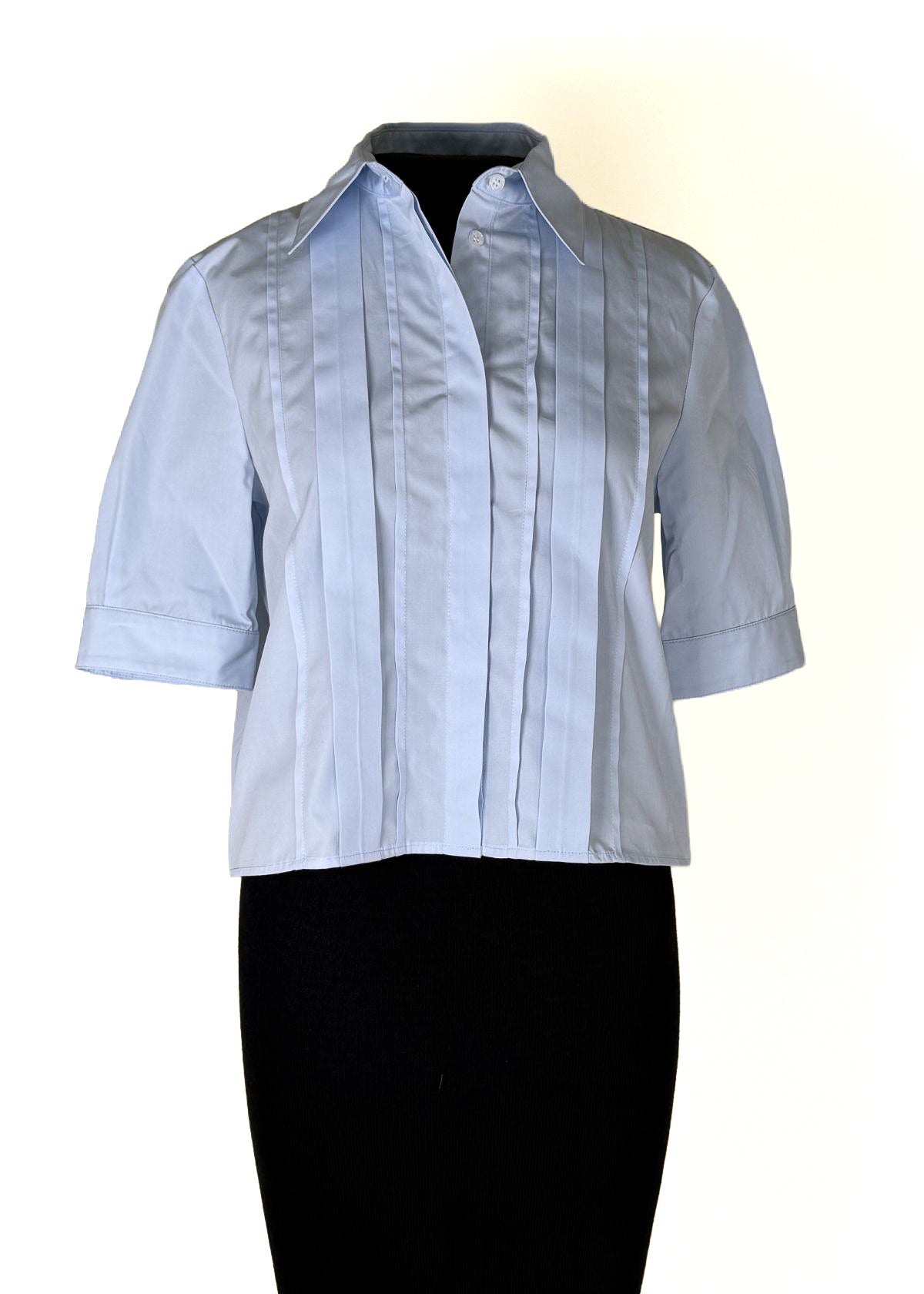 TWP Short Lived Placket with Cherry Pleat - Plein Air
