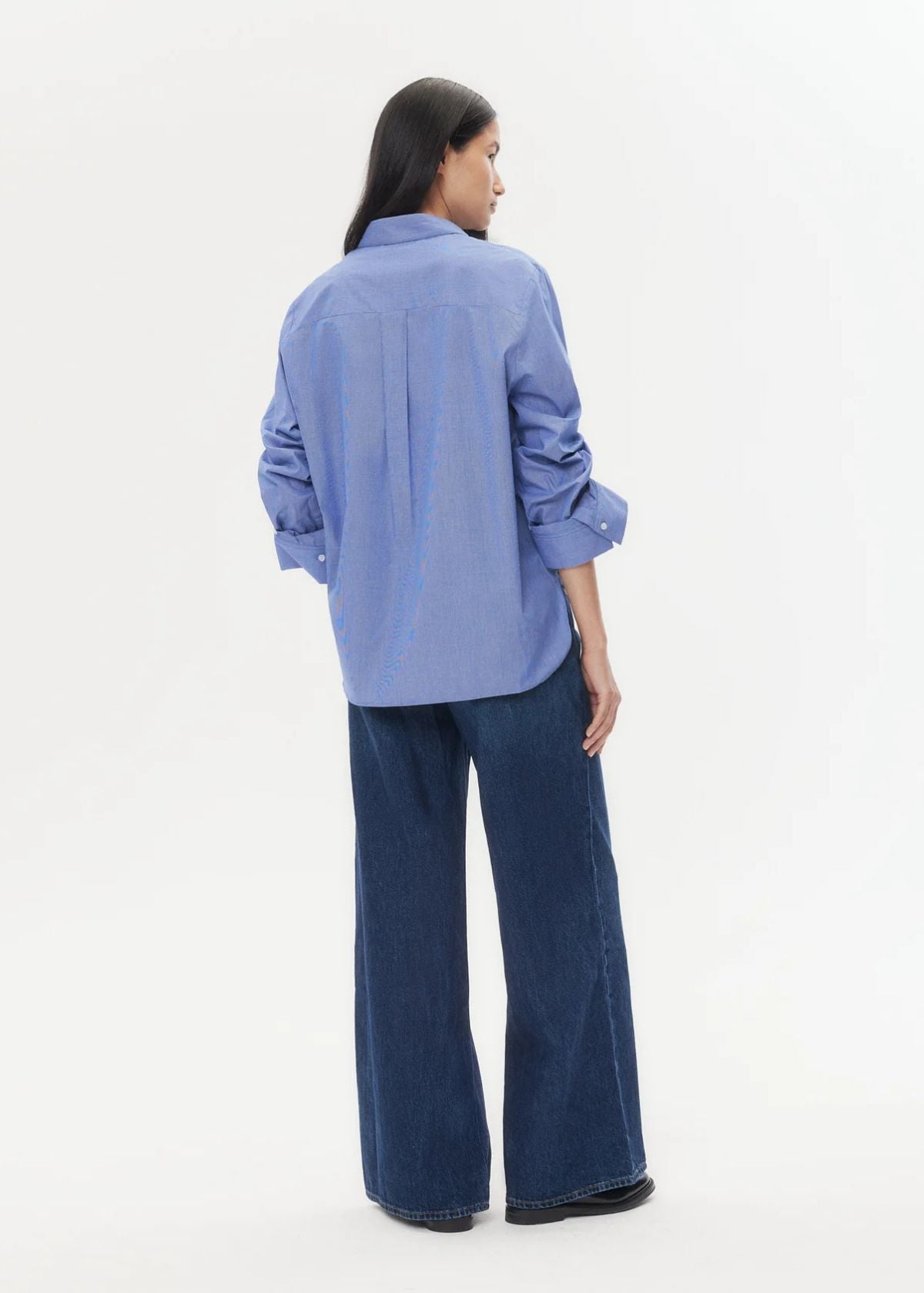 TWP Next Morning Top - Navy/White