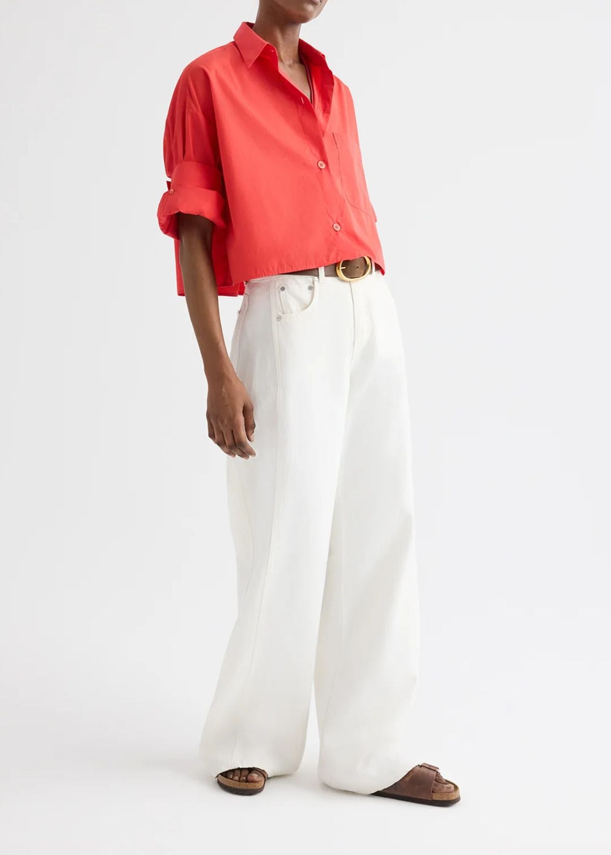 TWP Next Ex Superfine Cotton Top - Tomato