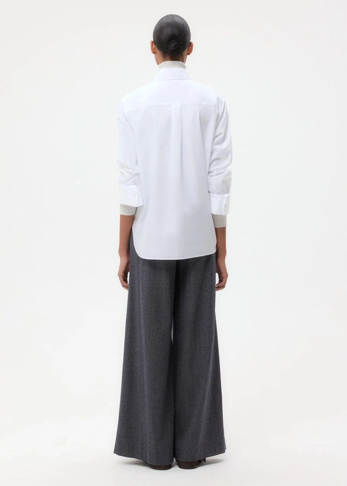 TWP Boyfriend Superfine Cotton Top - White