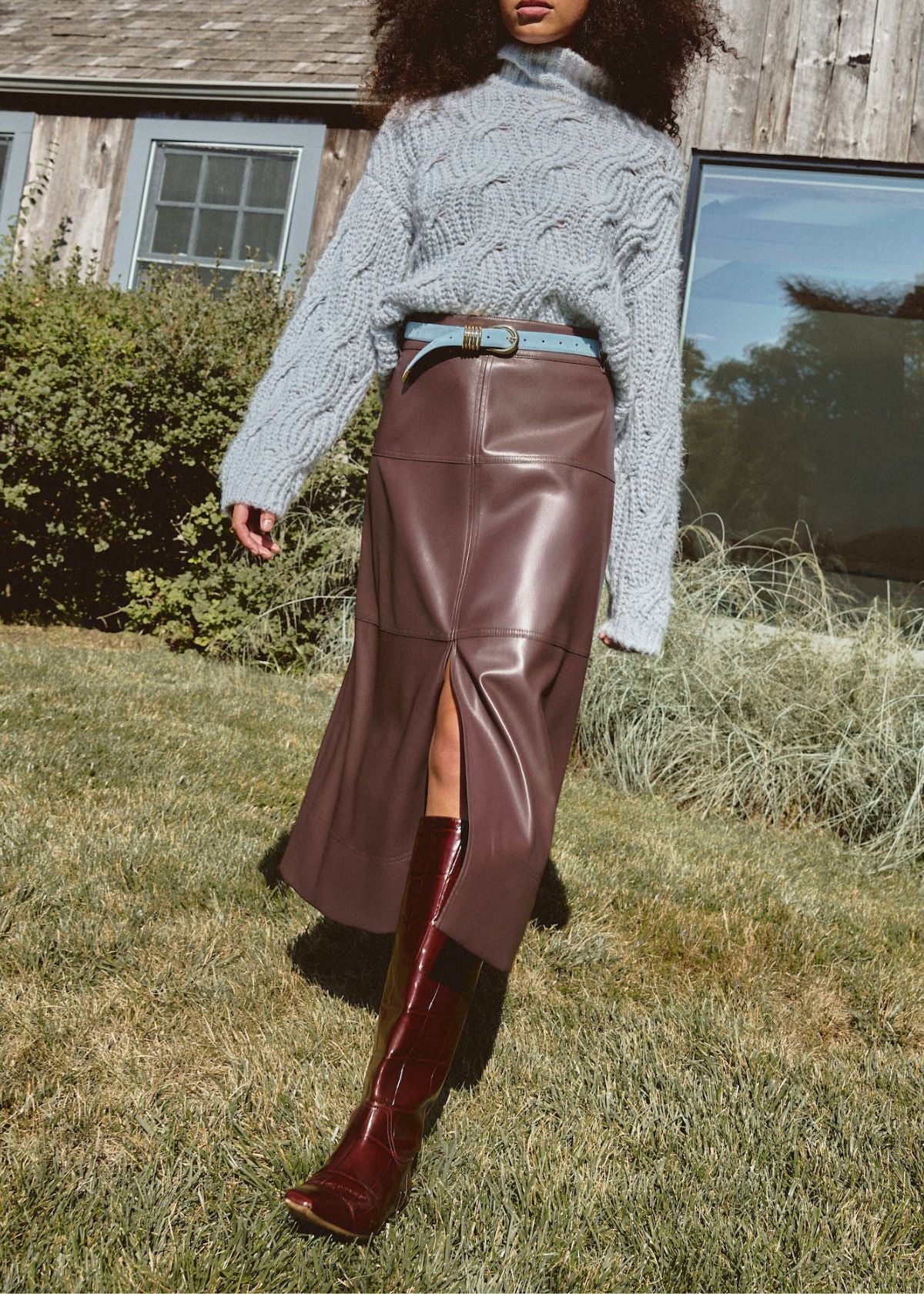 TANYA TAYLOR Opaline Sweater - Grey Sky