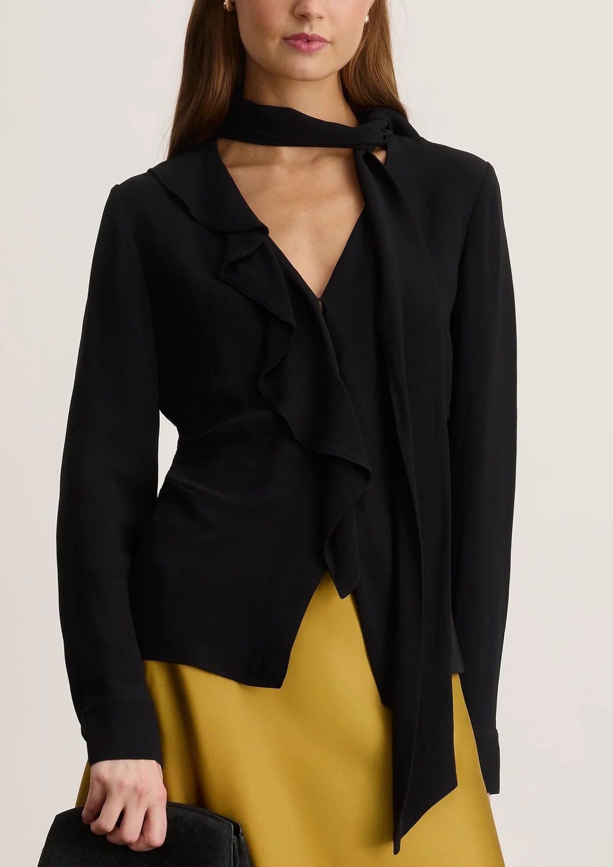 TANYA TAYLOR Amelia Top - Black