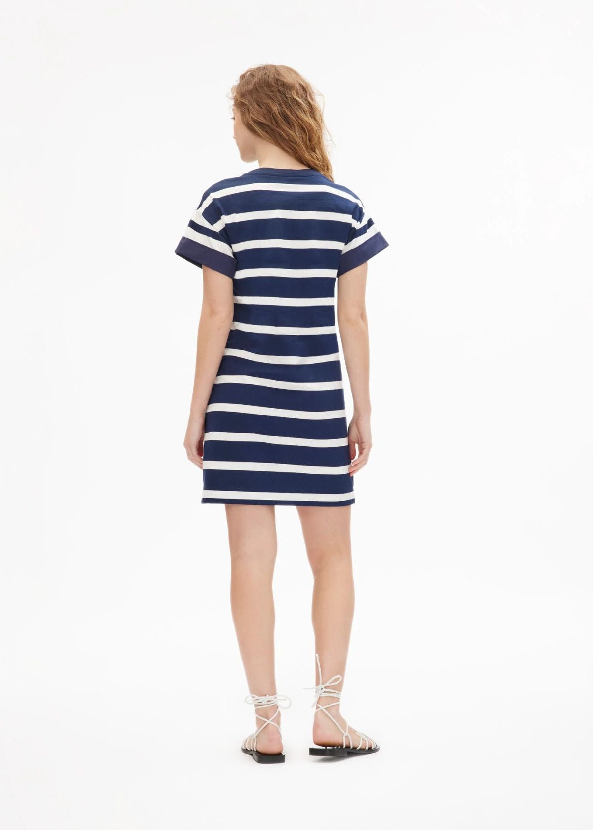 TANYA TAYLOR Waverly Dress - Maritime Blue/White Multi