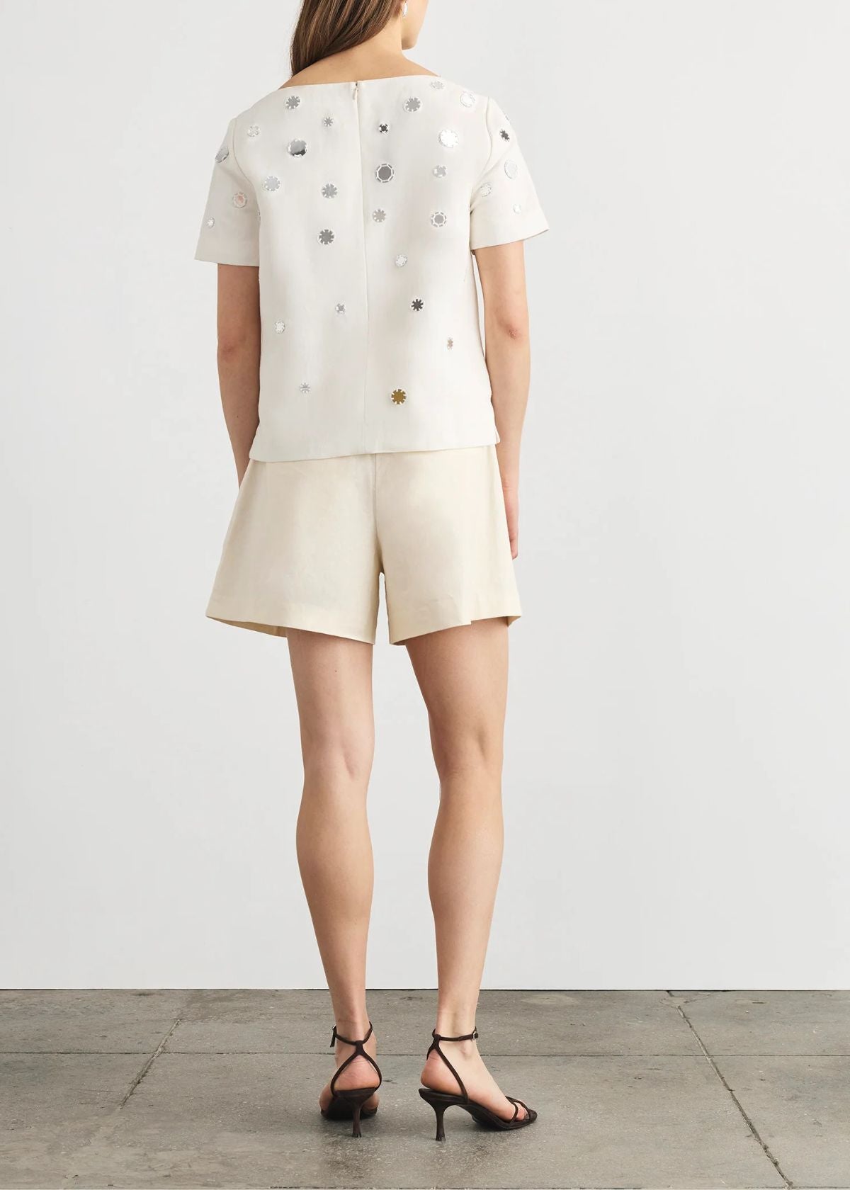 TANYA TAYLOR Eden Top - Cream