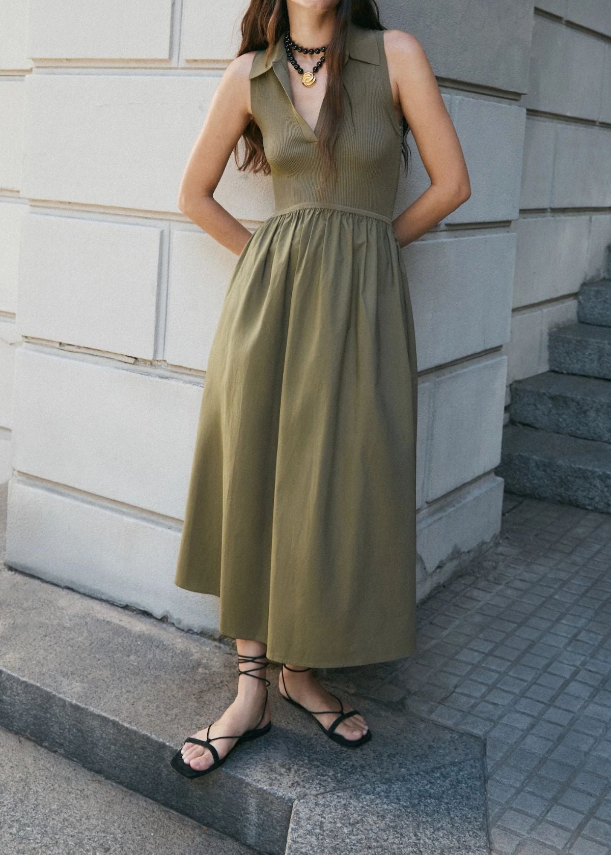 TANYA TAYLOR Bess Midi Dress - Fern