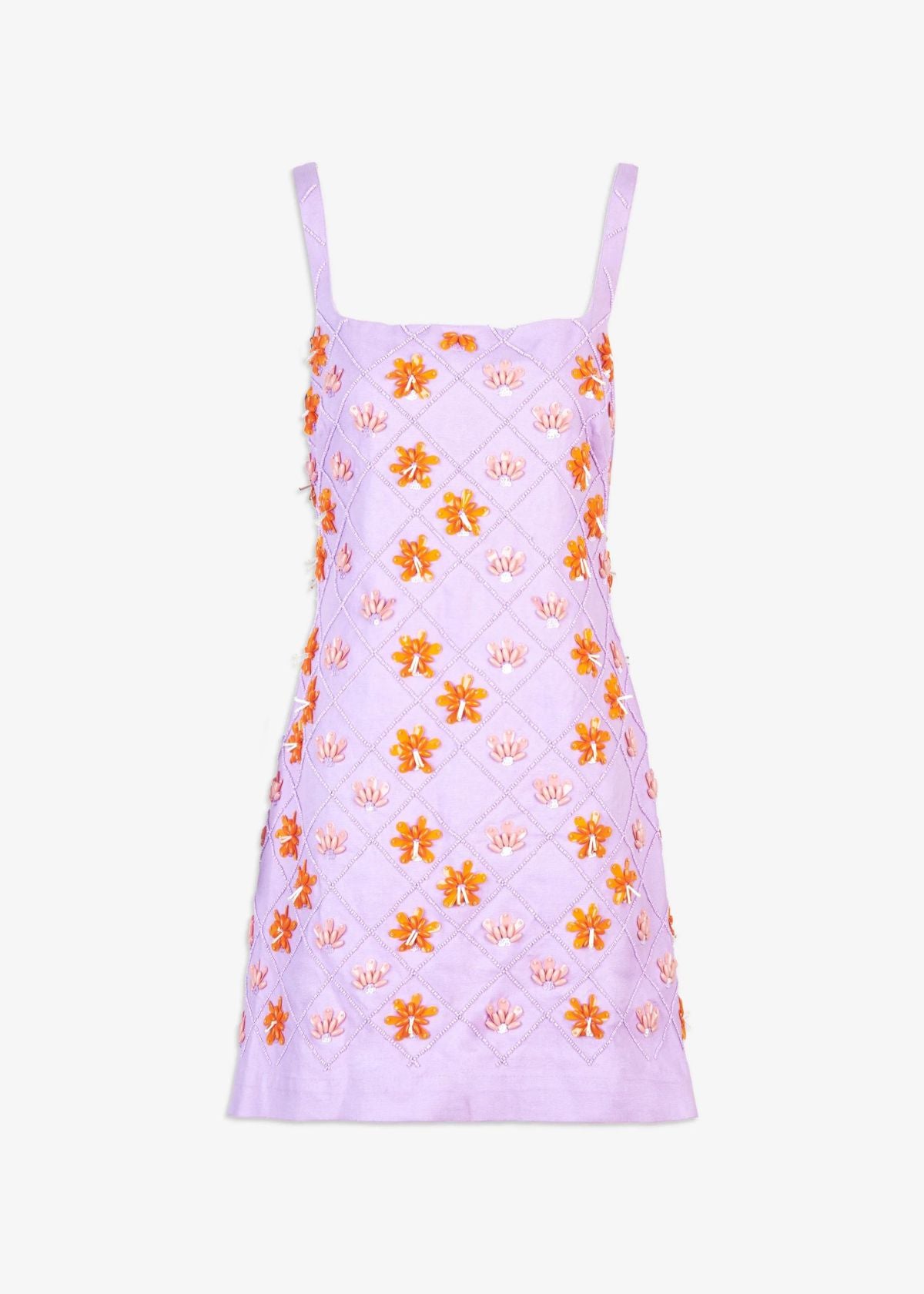 TANYA TAYLOR Barton Dress - Lilac Multi