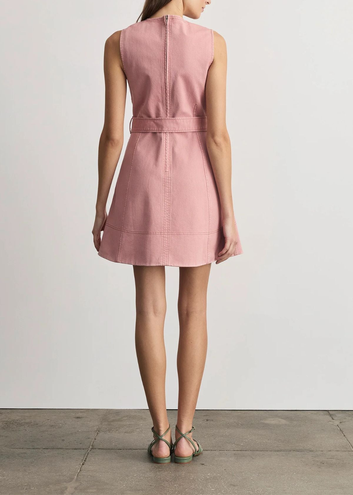 TANYA TAYLOR Reina Mini Dress - Rose Quartz