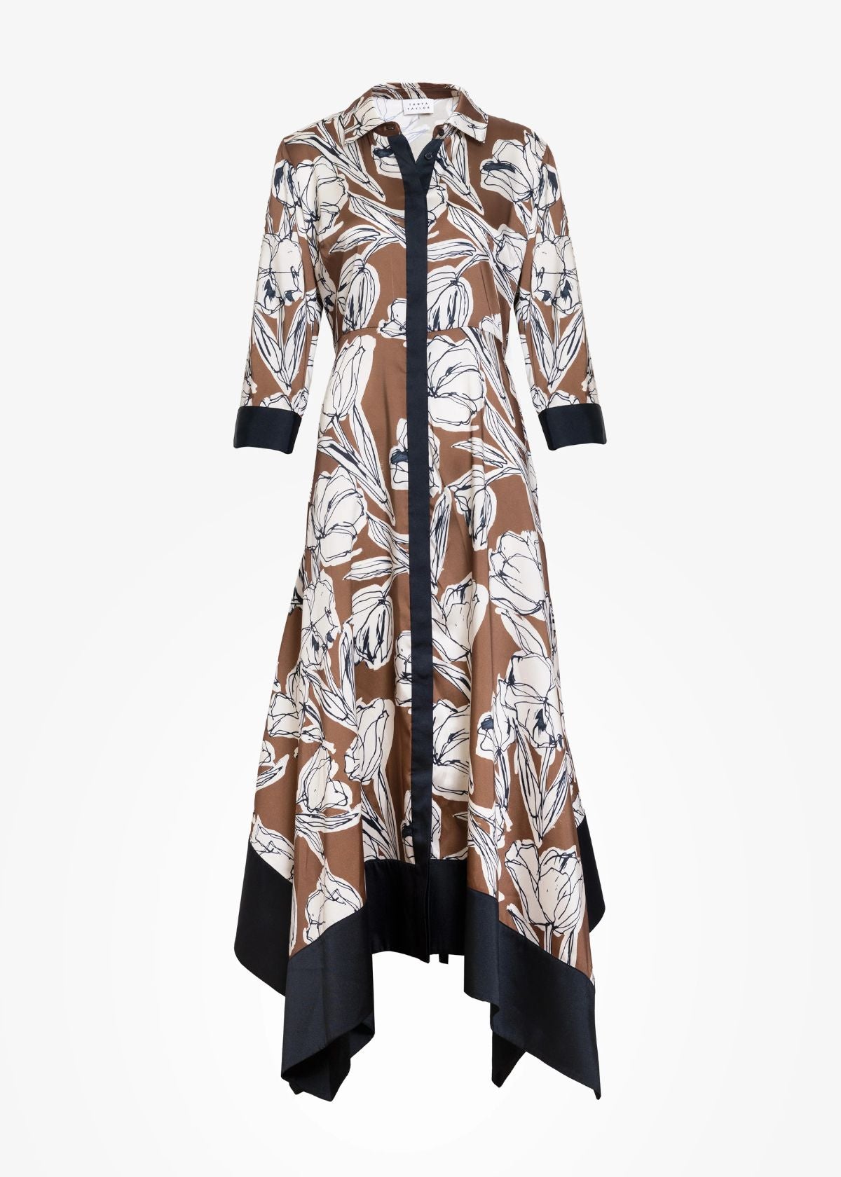 TANYA TAYLOR Selene Shirt Dress - Acorn