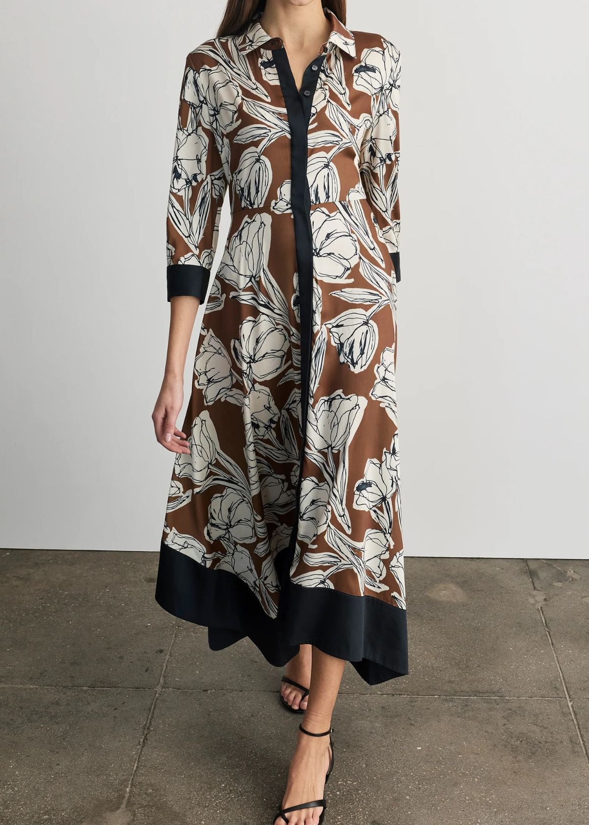 TANYA TAYLOR Selene Shirt Dress - Acorn