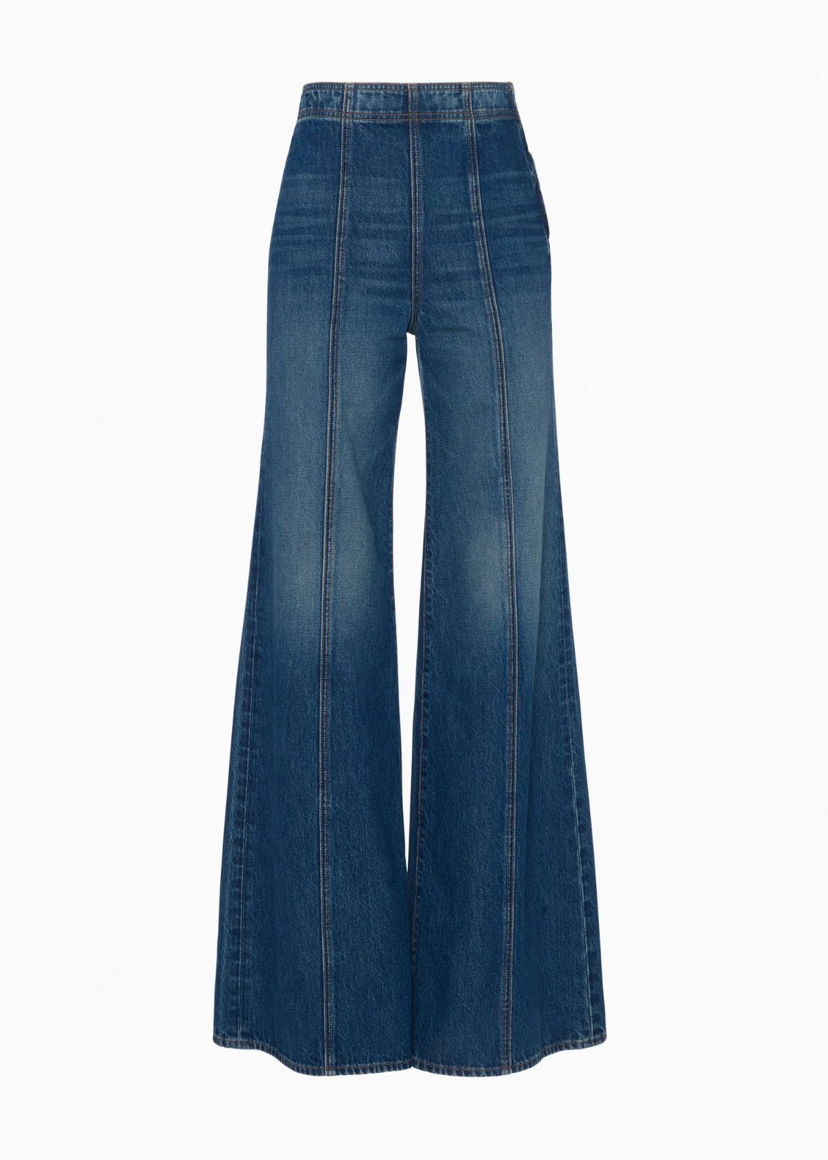 ULLA JOHNSON The Bianca High Rise Kick Flare Jean - Nile