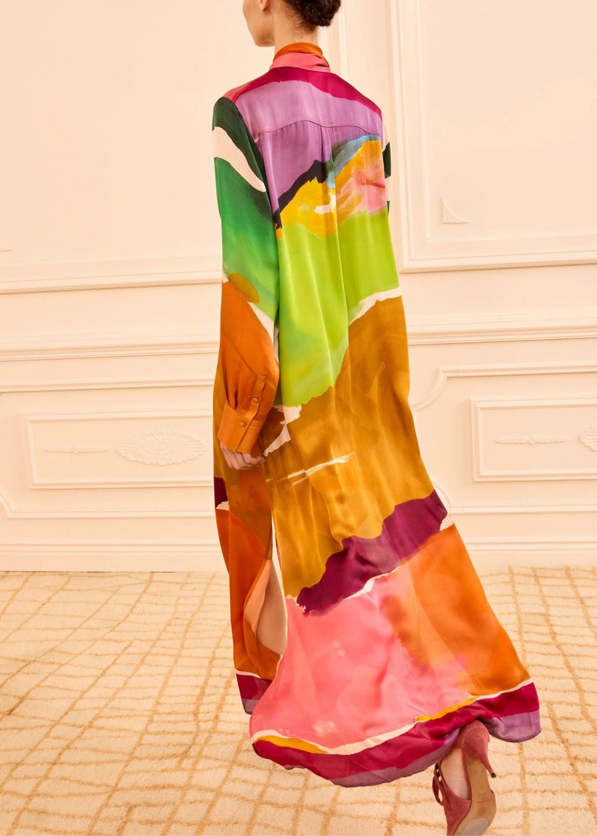 ULLA JOHNSON Critique Silk Dress - Nature Abhors a Vacuum