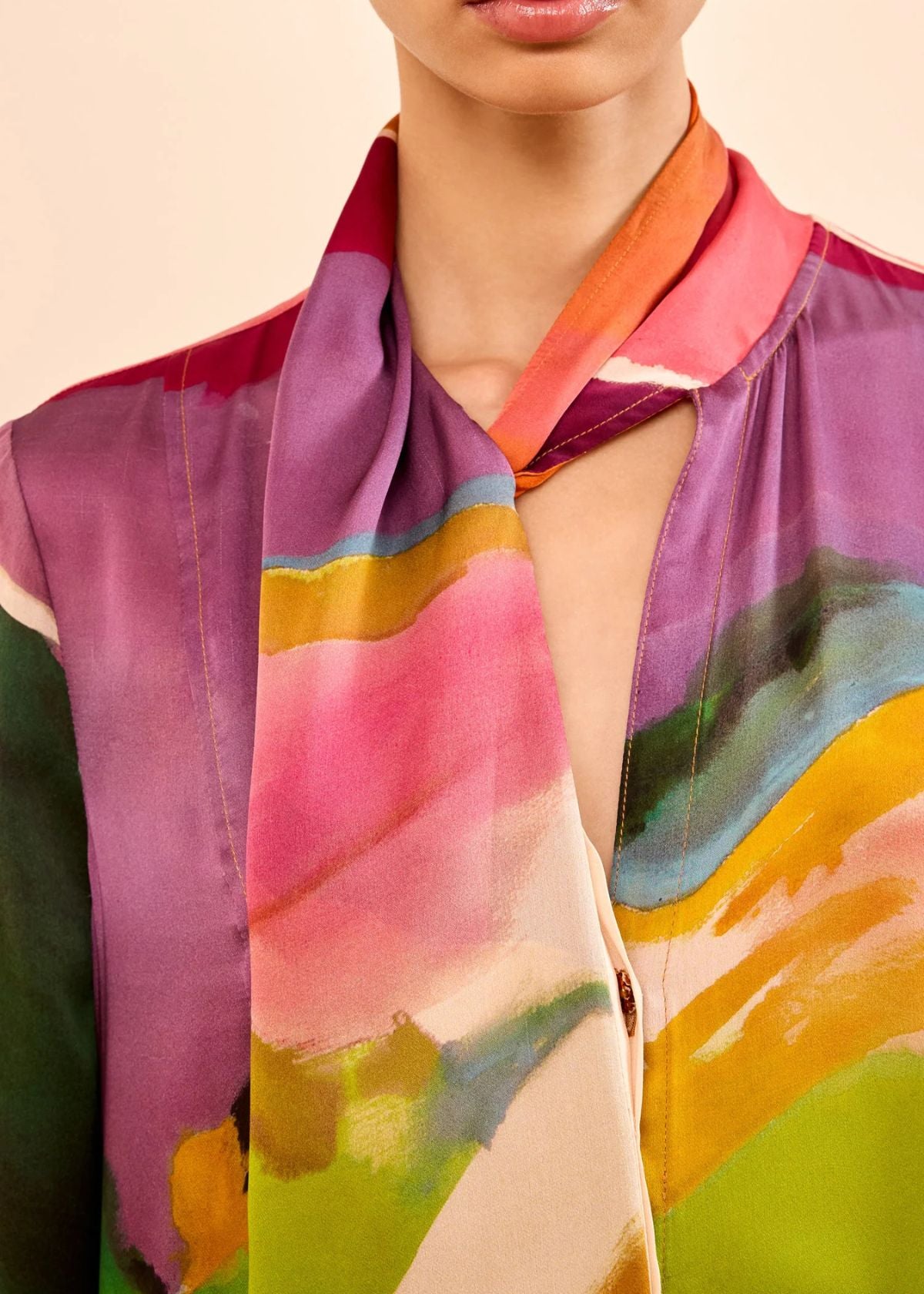 ULLA JOHNSON Critique Silk Dress - Nature Abhors a Vacuum