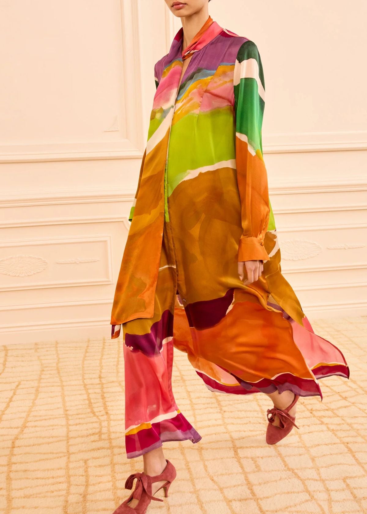 ULLA JOHNSON Critique Silk Dress - Nature Abhors a Vacuum