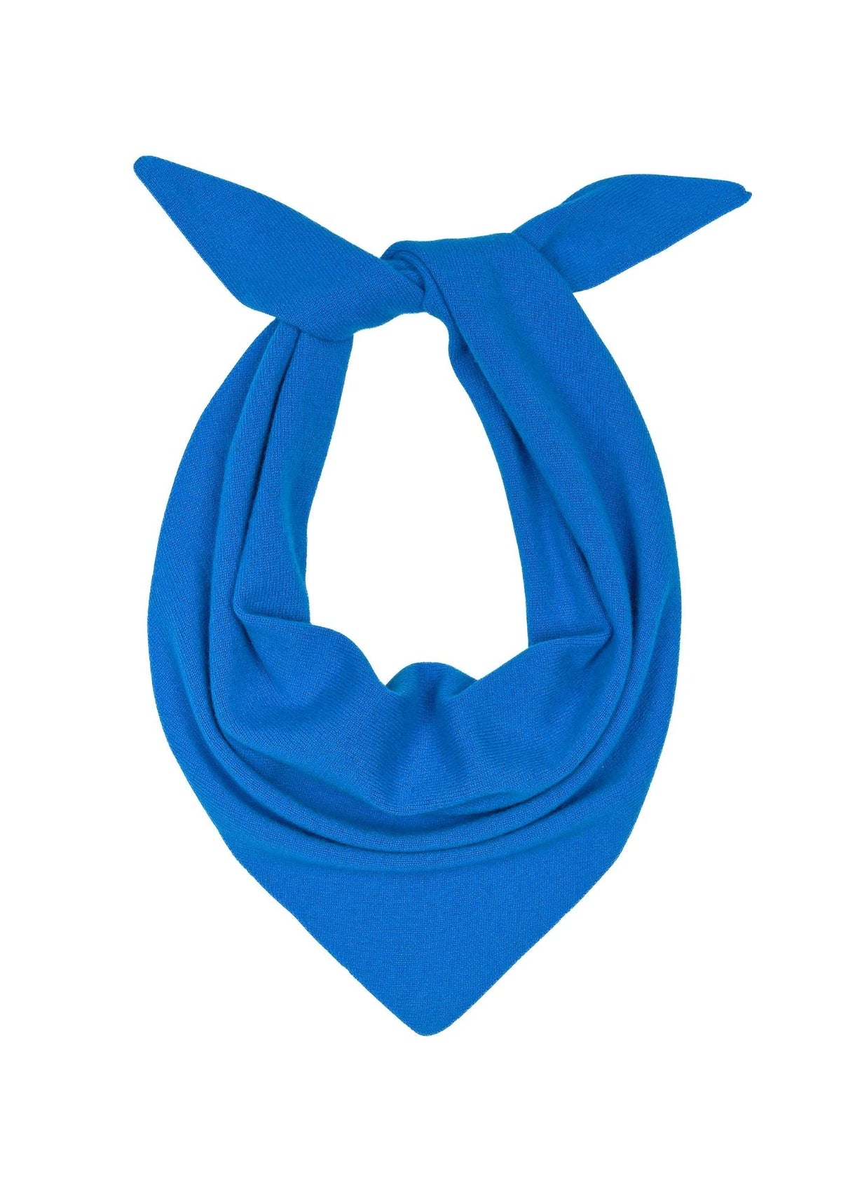 WHITE + WARREN Cashmere Neckerchief - Bright Azure