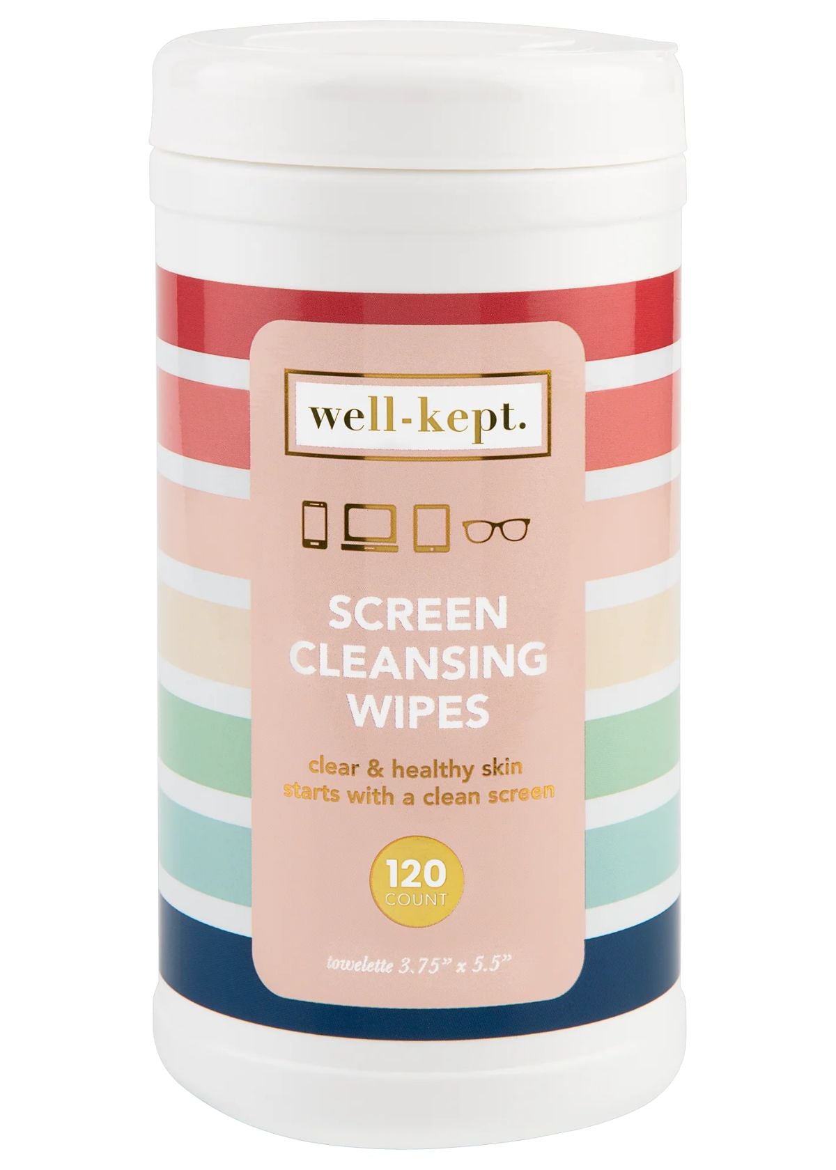 WELL-KEPT Screen Cleaning Wipes - Better Days Canister
