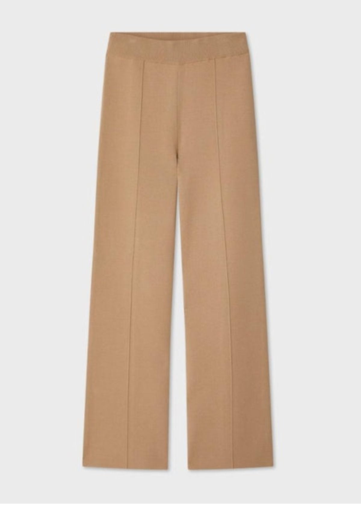 WHITE + WARREN Organic Cotton Kick Flare Pant - Vintage Camel