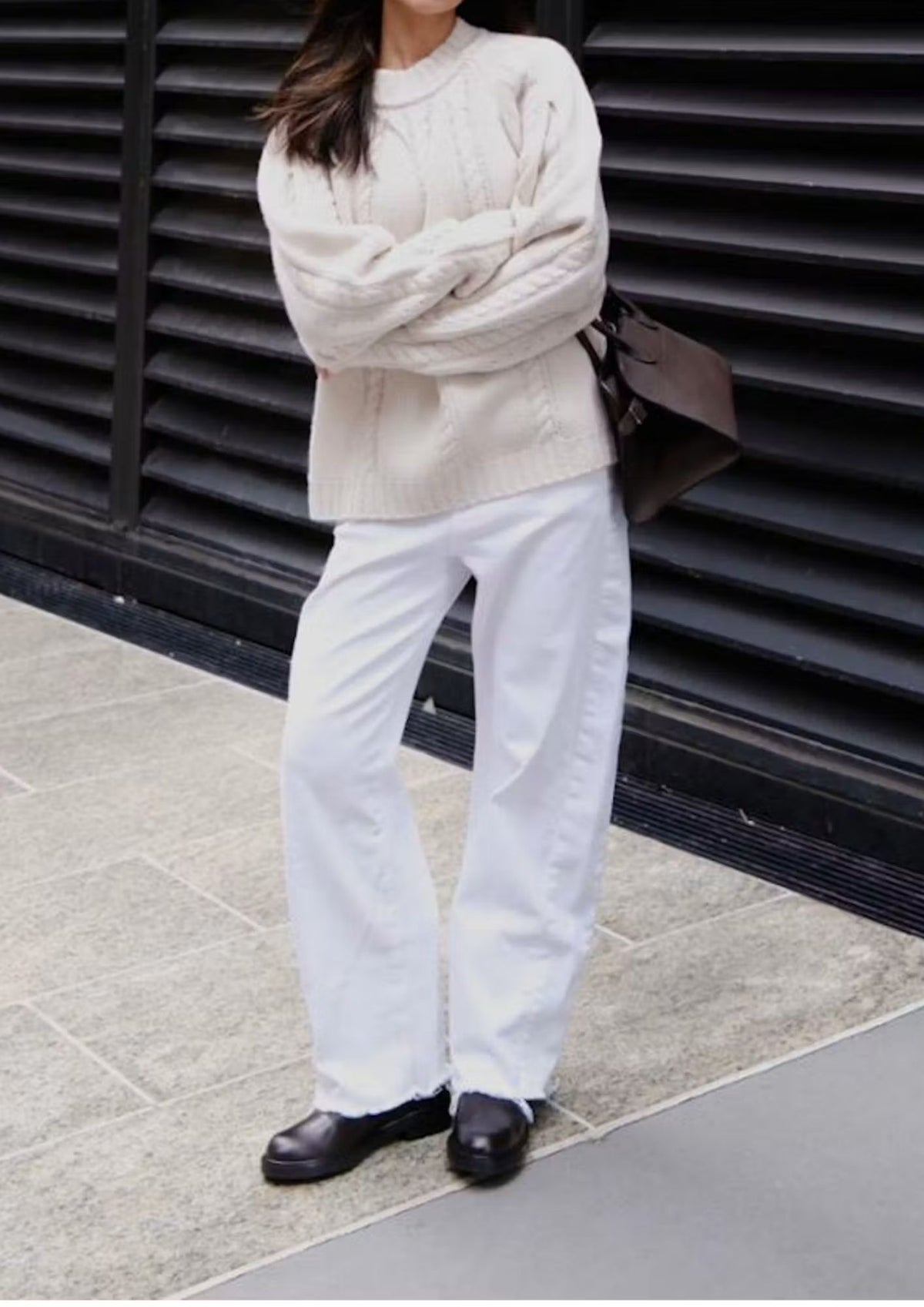 WHITE + WARREN Cashmere Blend Raglan Sweater - Ivory