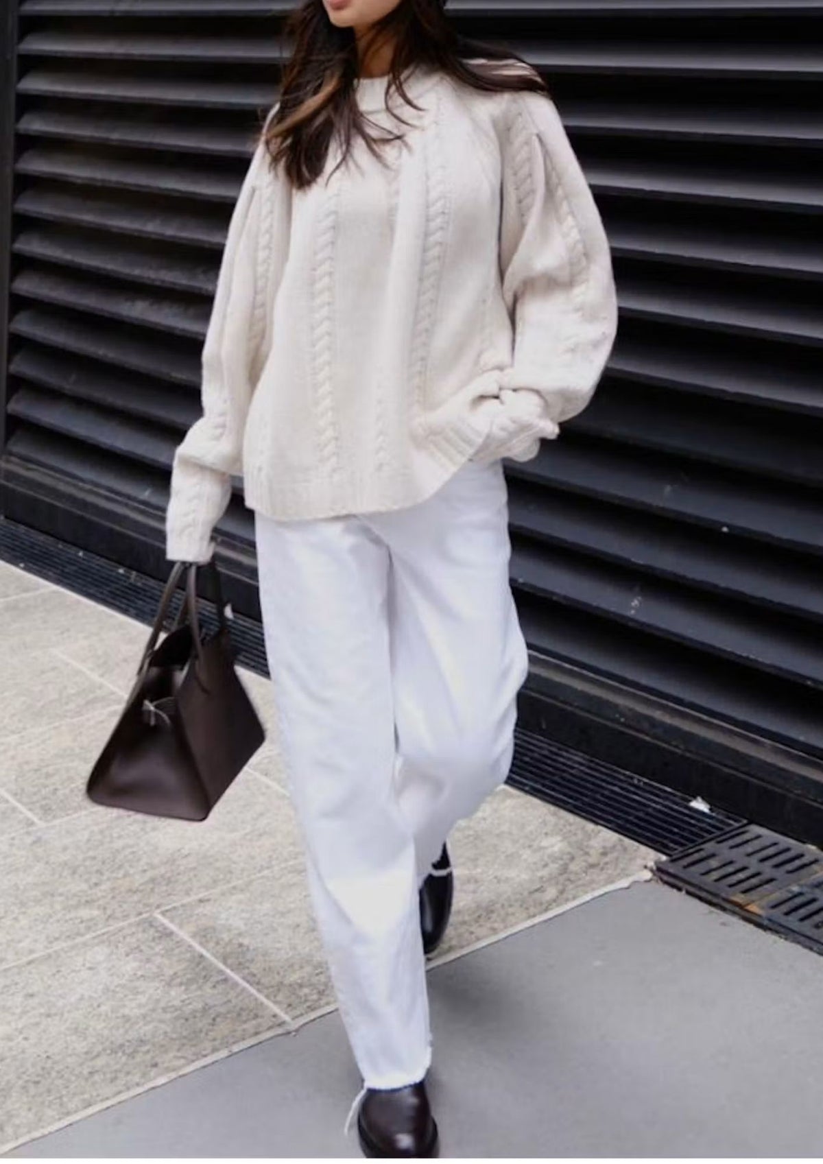 WHITE + WARREN Cashmere Blend Raglan Sweater - Ivory