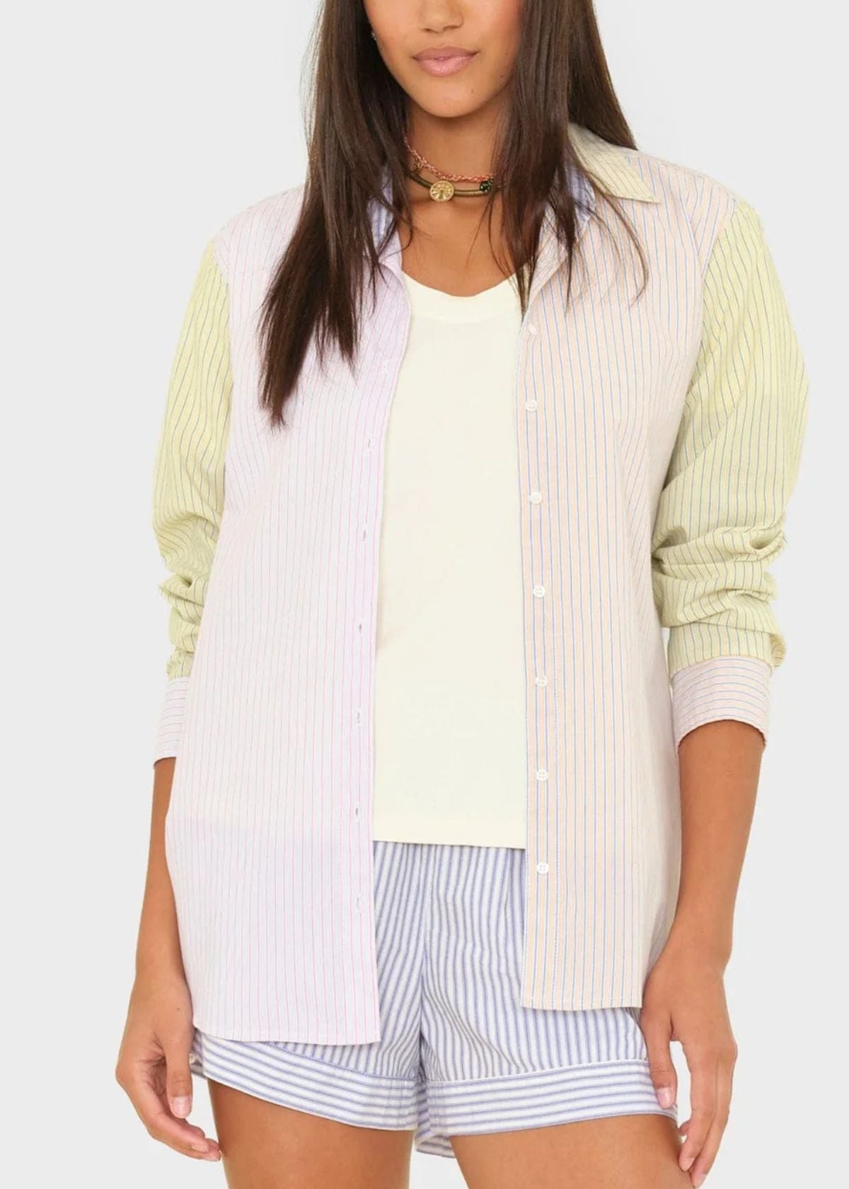 Xirena Beau Shirt - Mixed Stripe