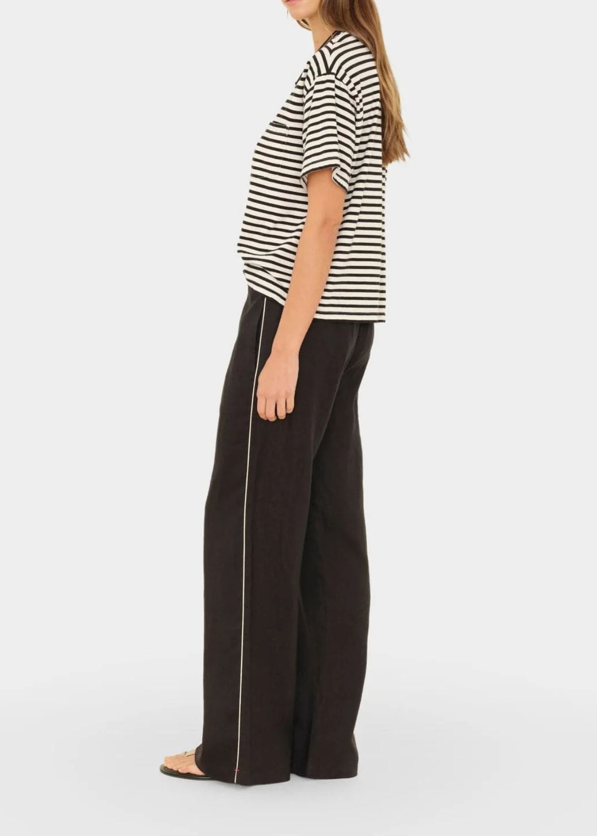 XIRENA Pippen Pant - Black Linen