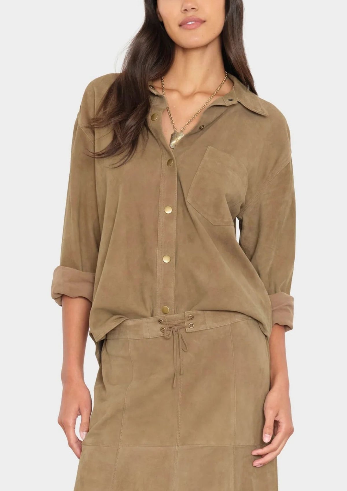 XIRENA Gia Suede Top - Lotus
