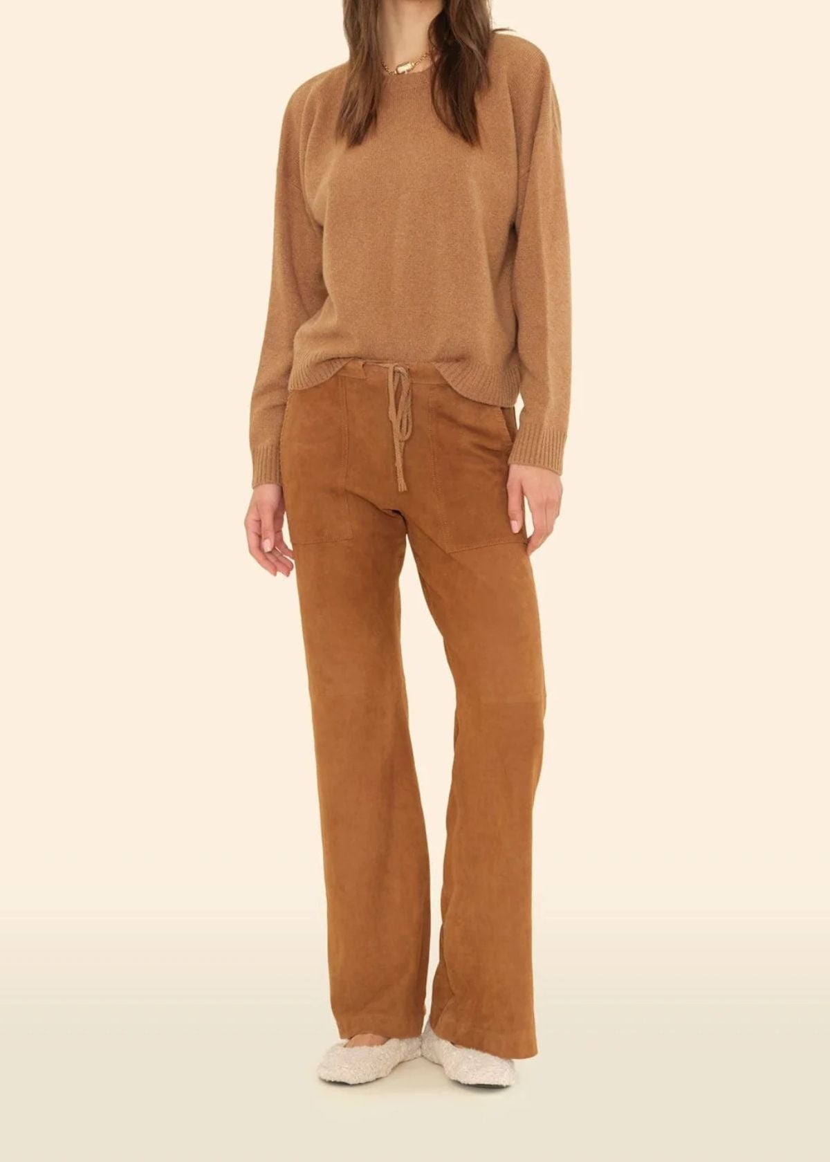 XIRENA Clyde Suede Pant - Mustang
