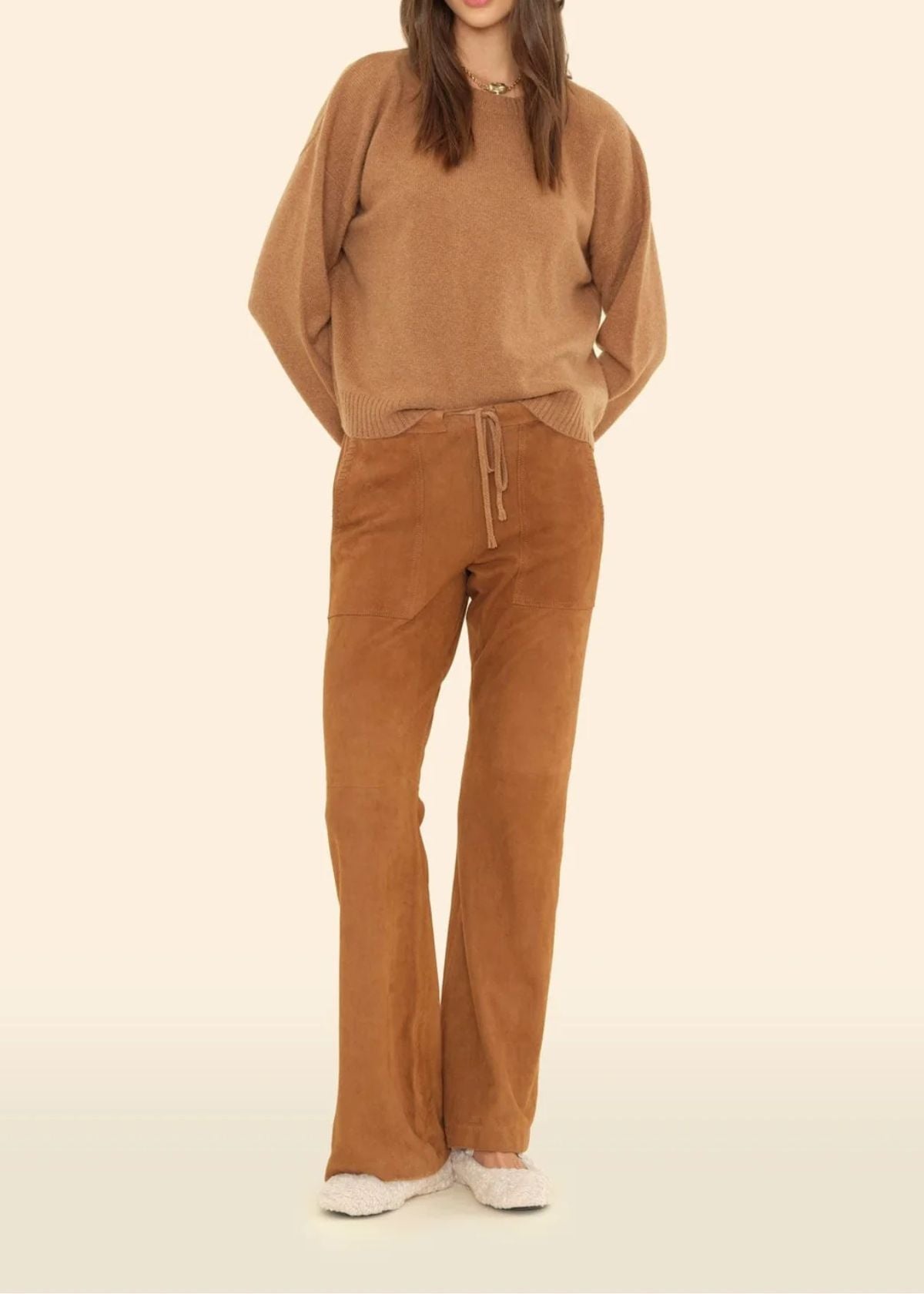XIRENA Clyde Suede Pant - Mustang