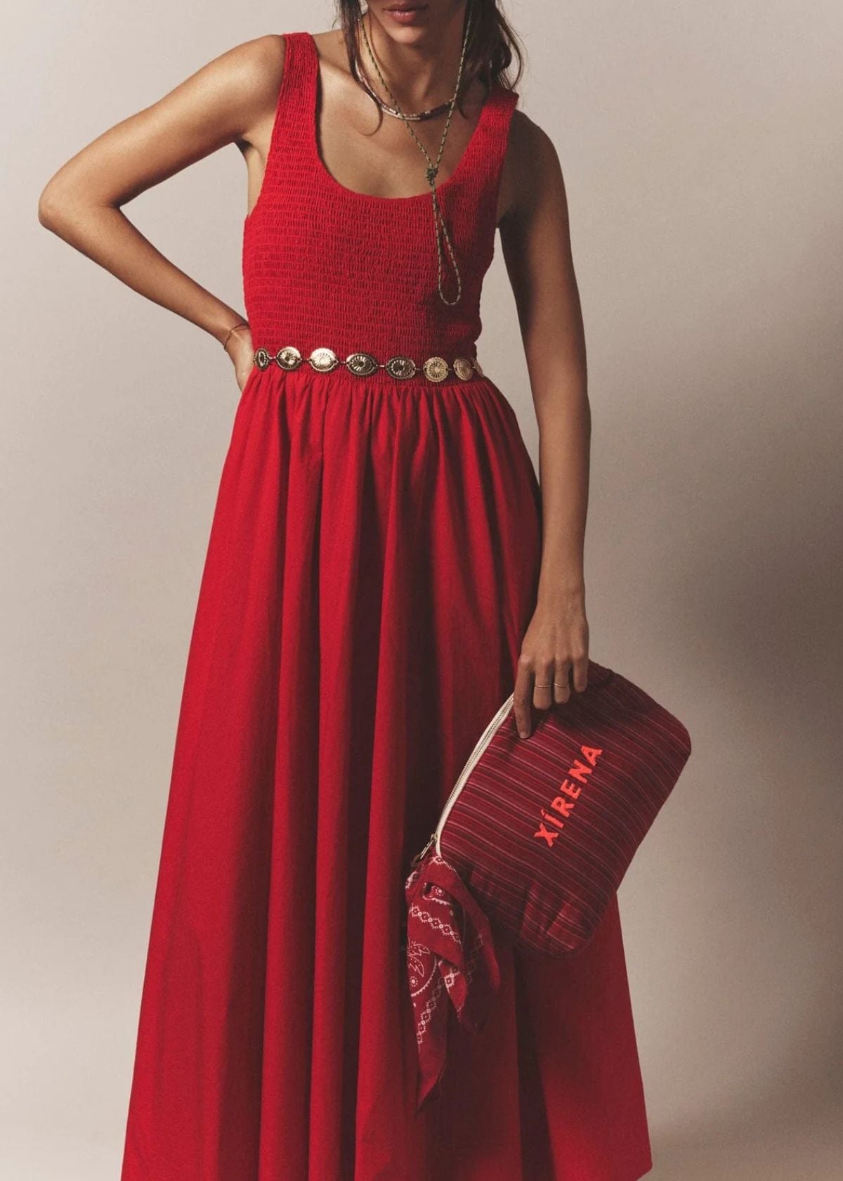 XIRENA Florence Dress - Red Flash