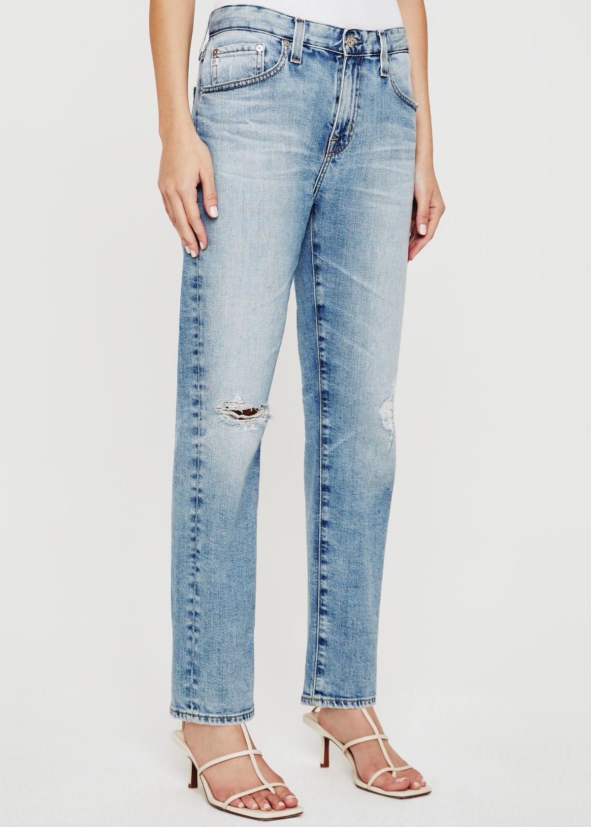 AG Ex-Boyfriend Slouchy Slim Jean - 20 Years Fossil