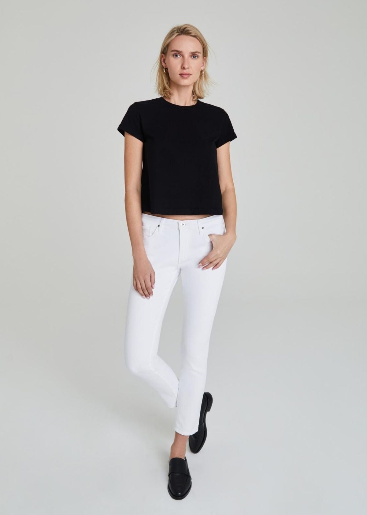 AG Prima Ankle Jean in White