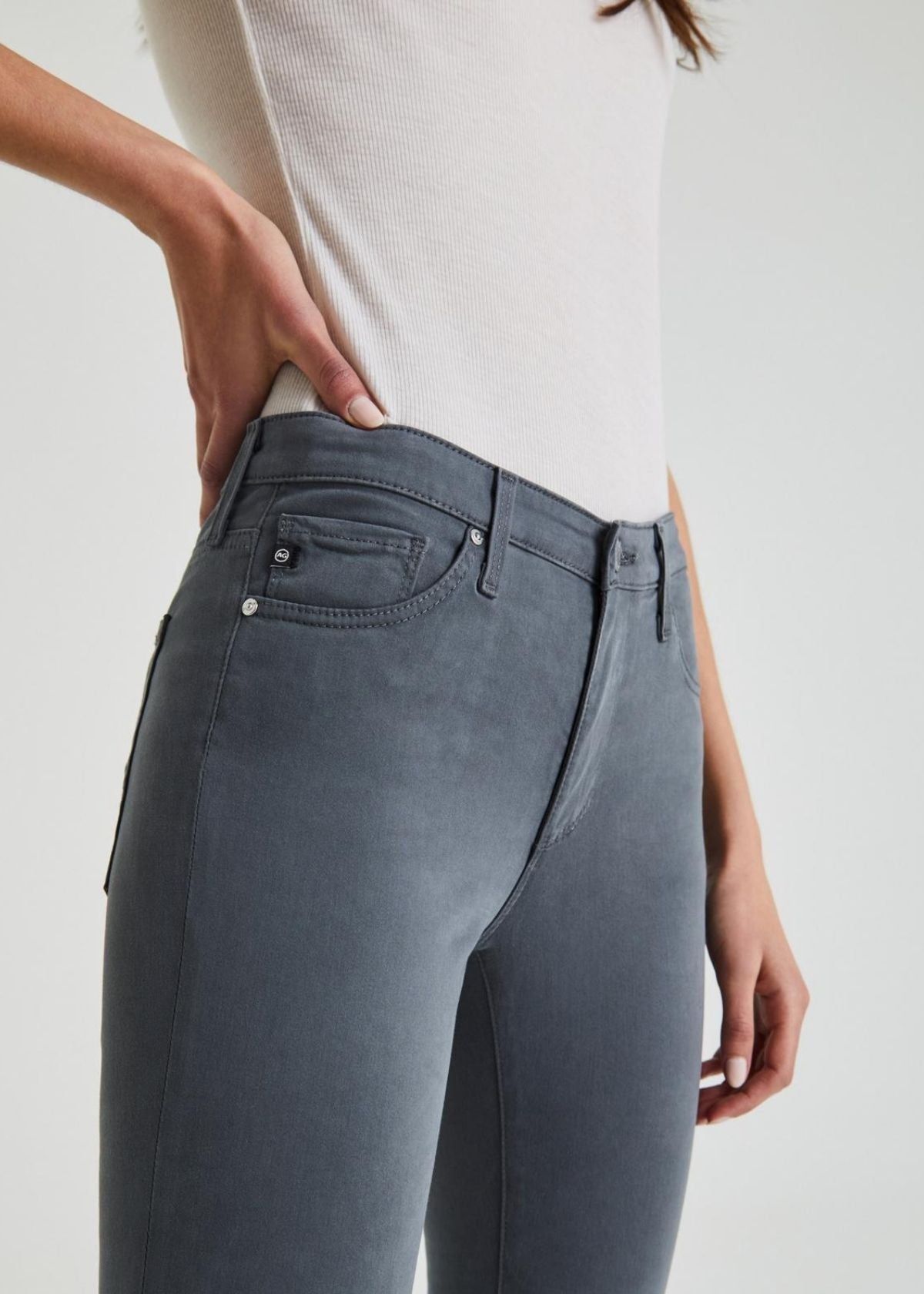 AG Prima Cigarette Jean in Folkestone Grey