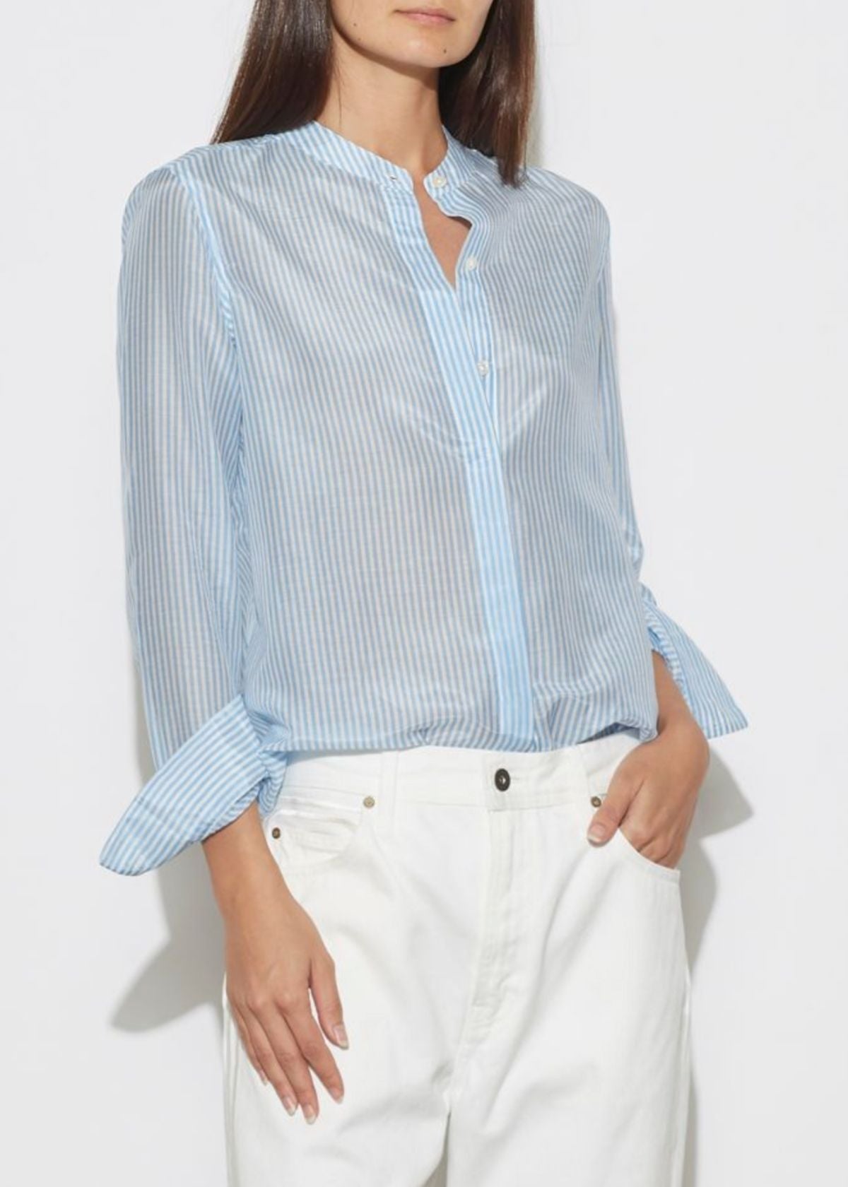 EQUIPMENT Cherine Semi-Sheer Shirt