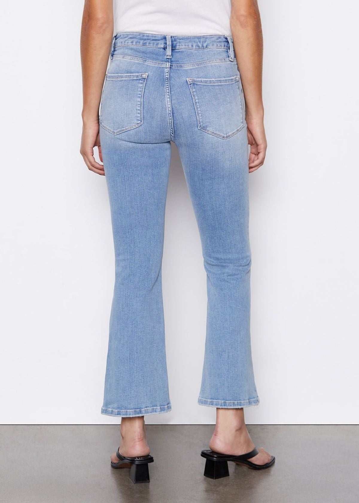 FRAME Le One Crop Mini Boot in Caspio