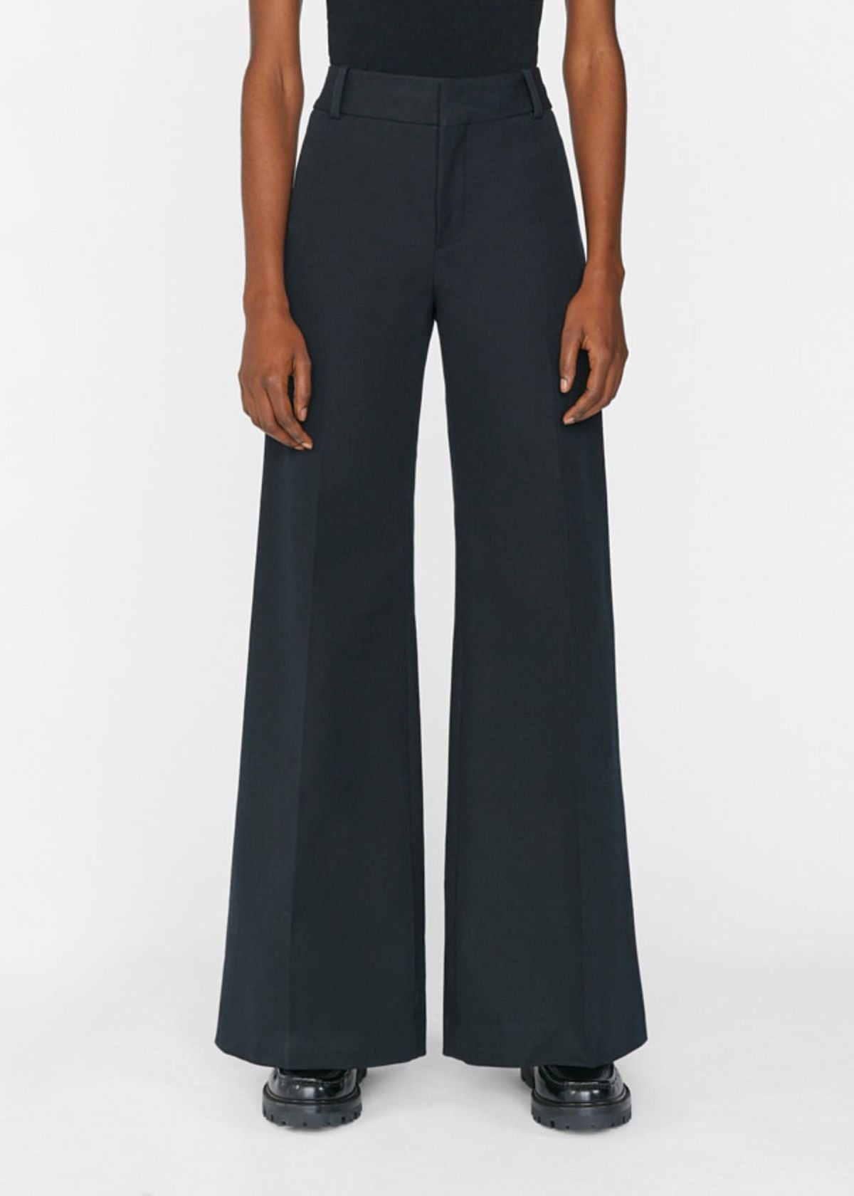 FRAME Le Palazzo Trouser - Navy