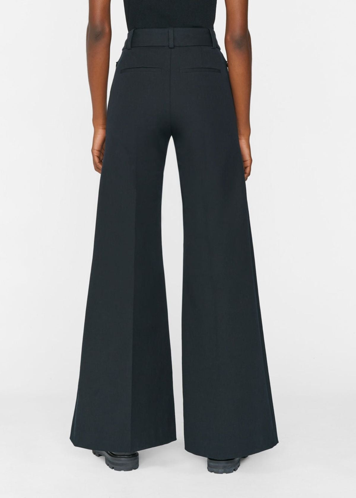 FRAME Le Palazzo Trouser - Navy