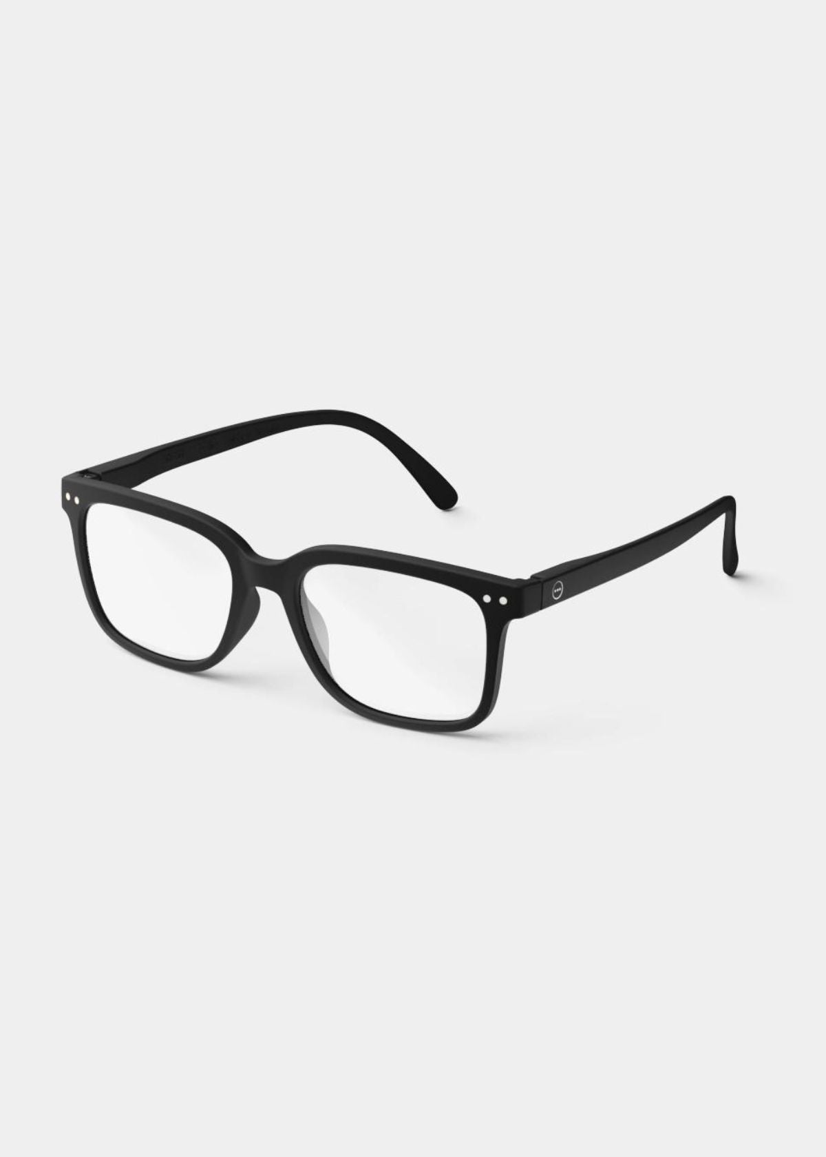 IZIPIZI Rectangular Reading Glasses #L in Black