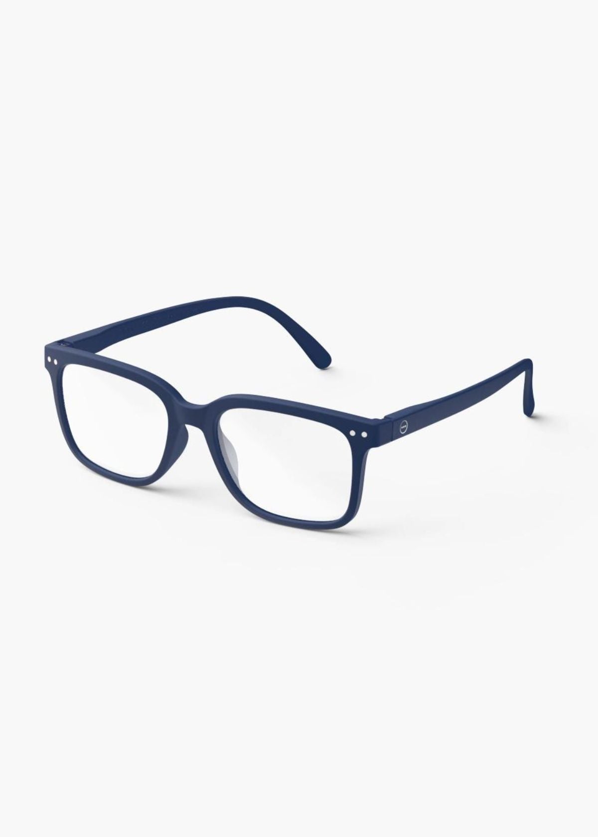 IZIPIZI Rectangular Reading Glasses #L in Navy Blue