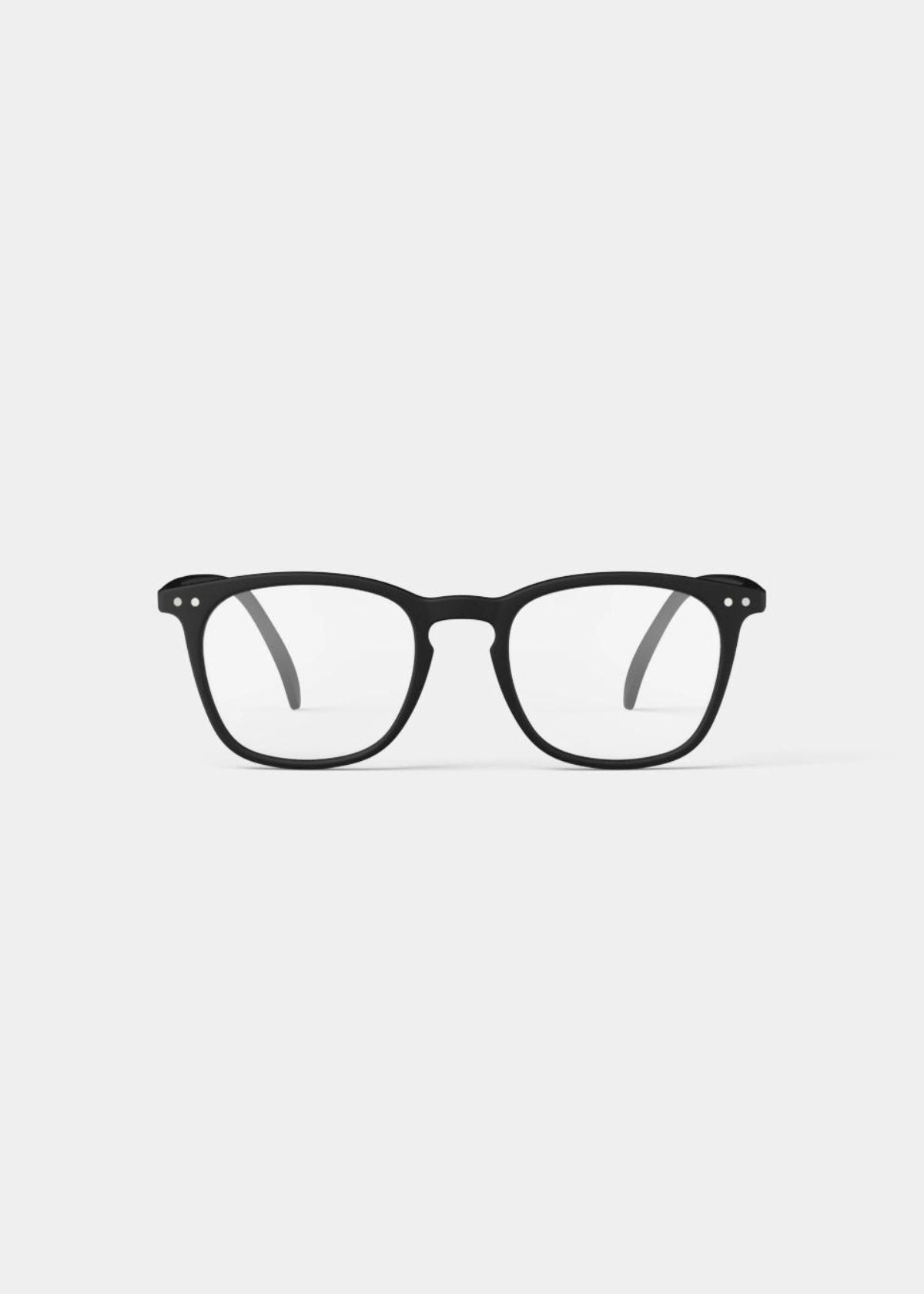 IZIPIZI Trapezium Shaped Reading Glasses #E in Black