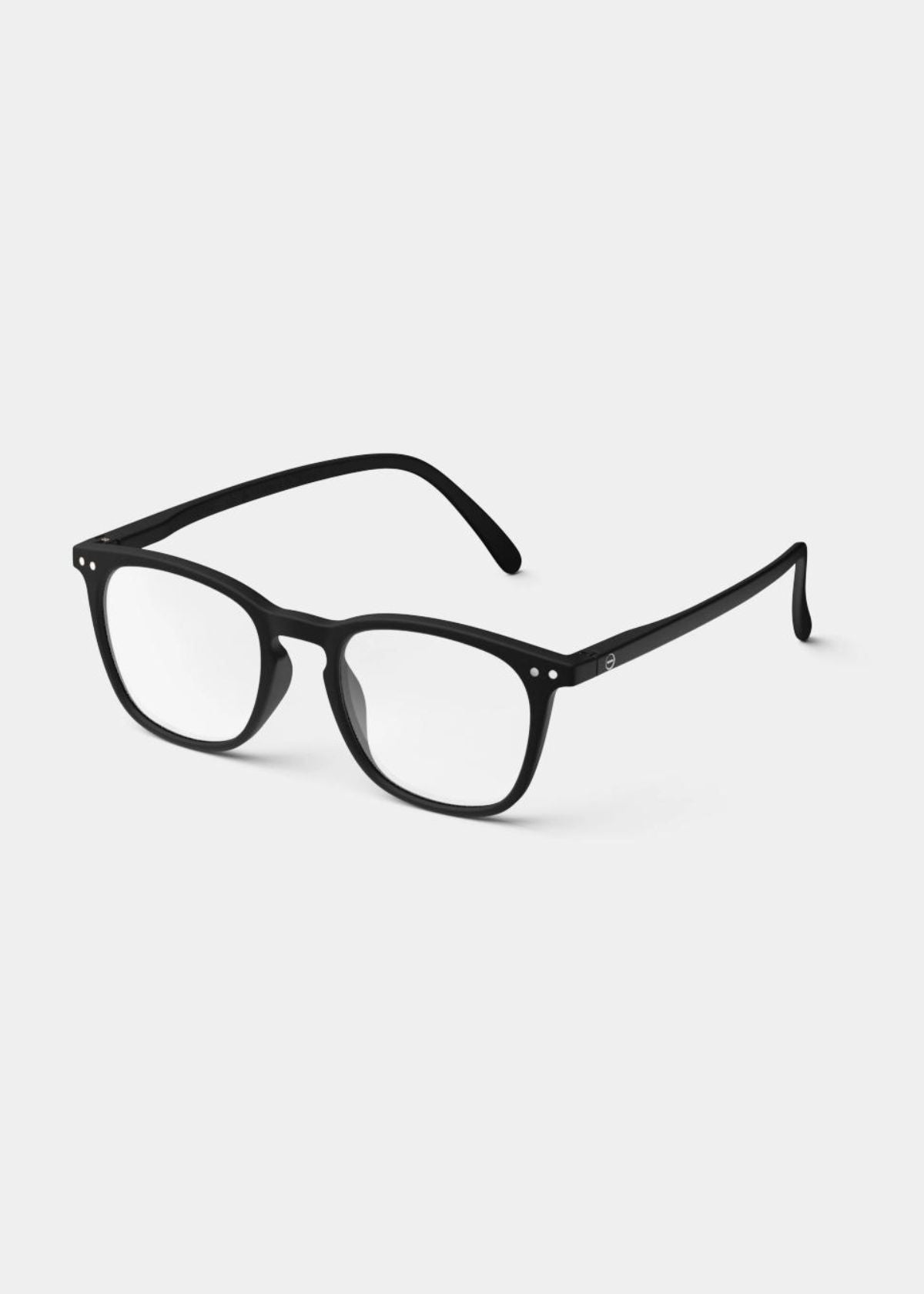 IZIPIZI Trapezium Shaped Reading Glasses #E in Black