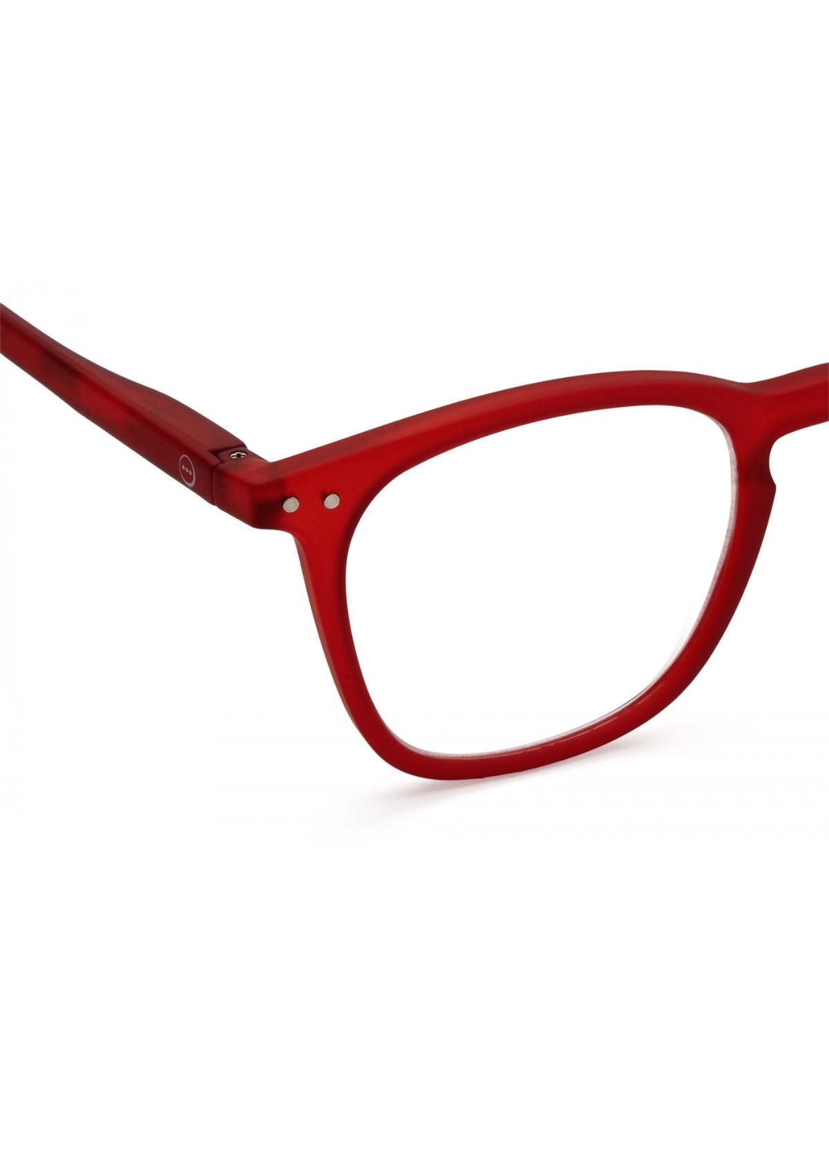 IZIPIZI Trapeze Shaped Reading Glasses in Red Crystal