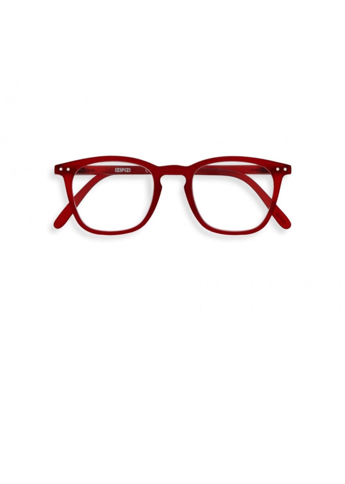 IZIPIZI Trapeze Shaped Reading Glasses in Red Crystal
