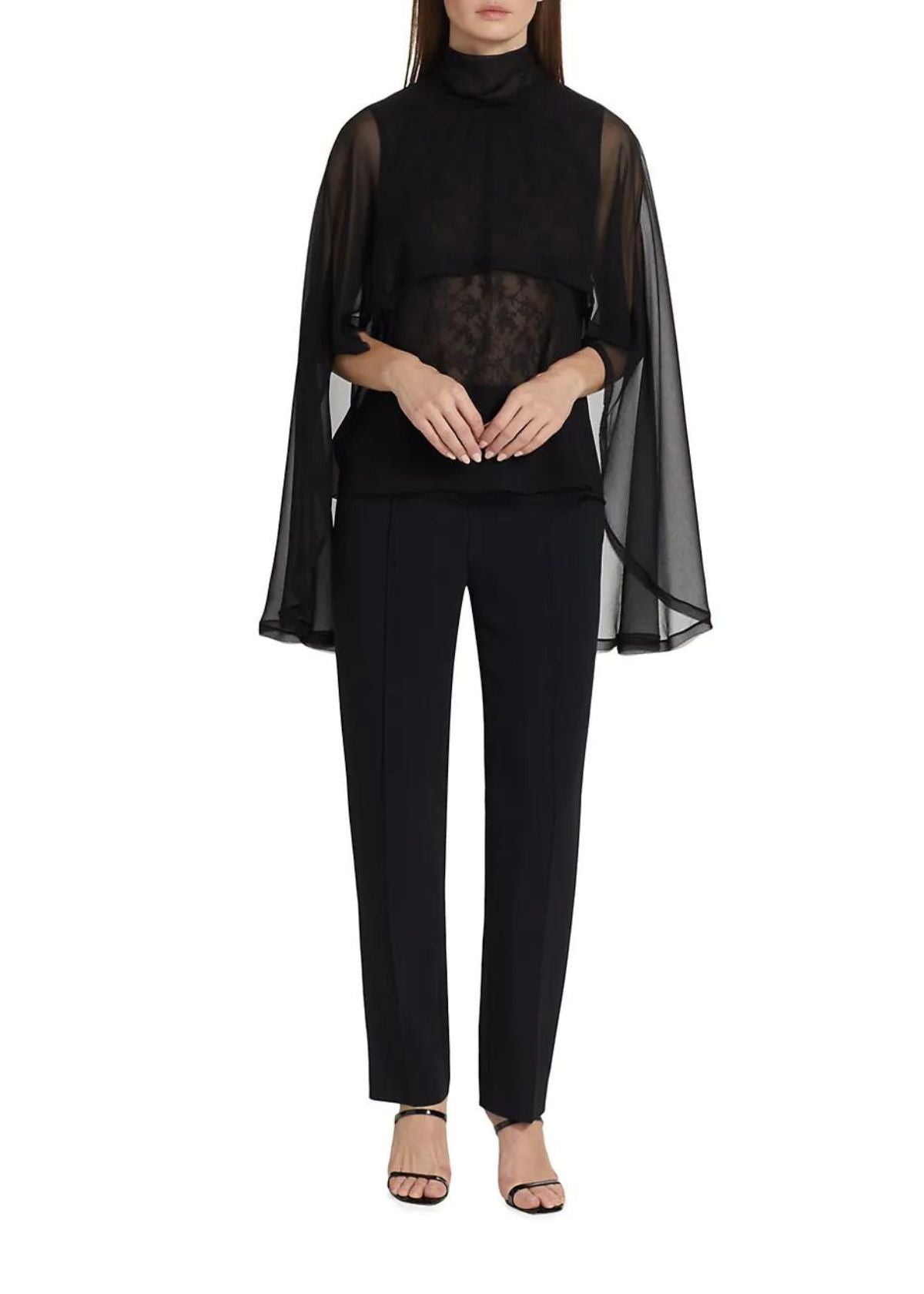 JASON WU COLLECTION Pintuck Straight Leg Pant