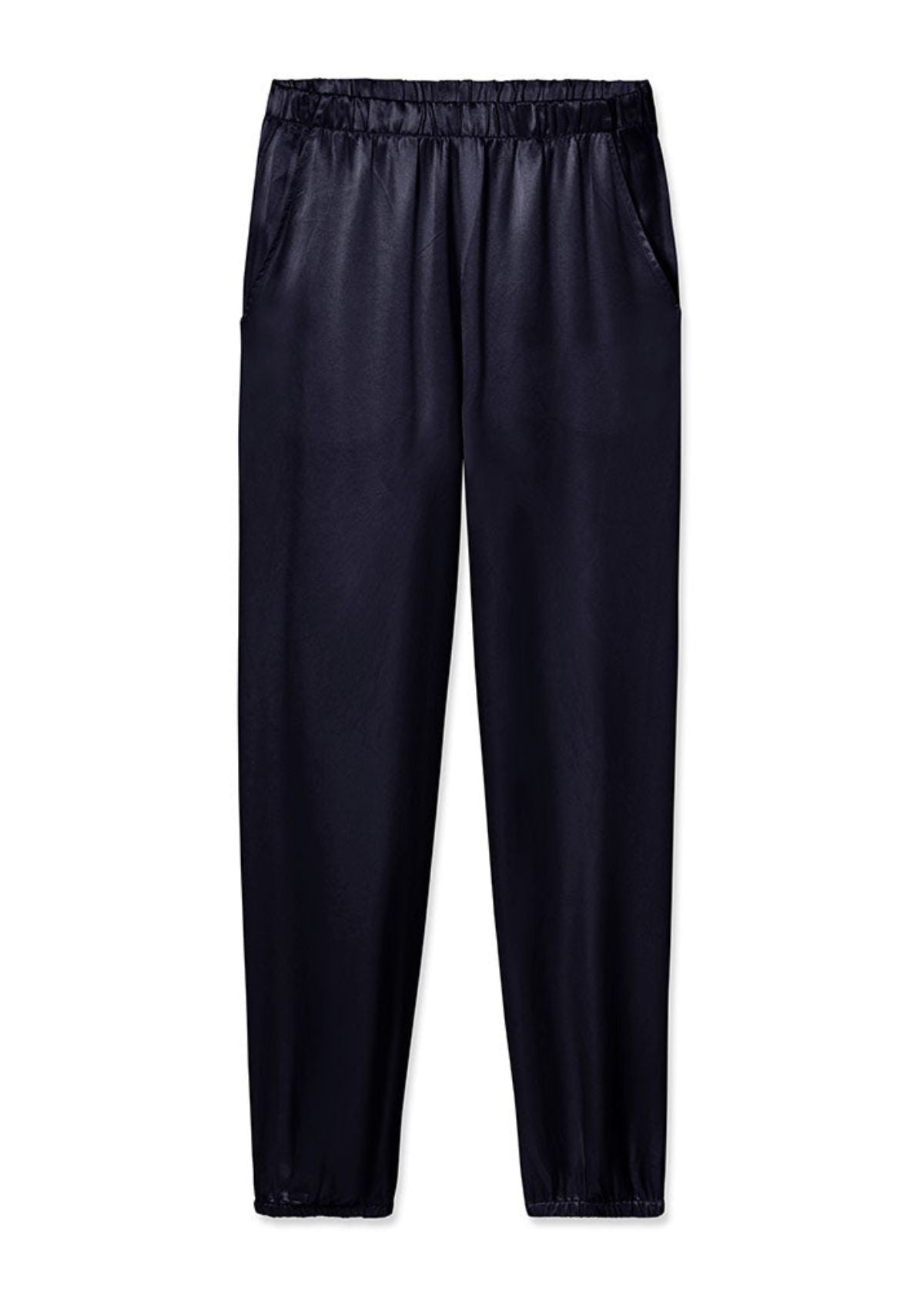 PJ HARLOW Brandy Satin Jogger with Pockets
