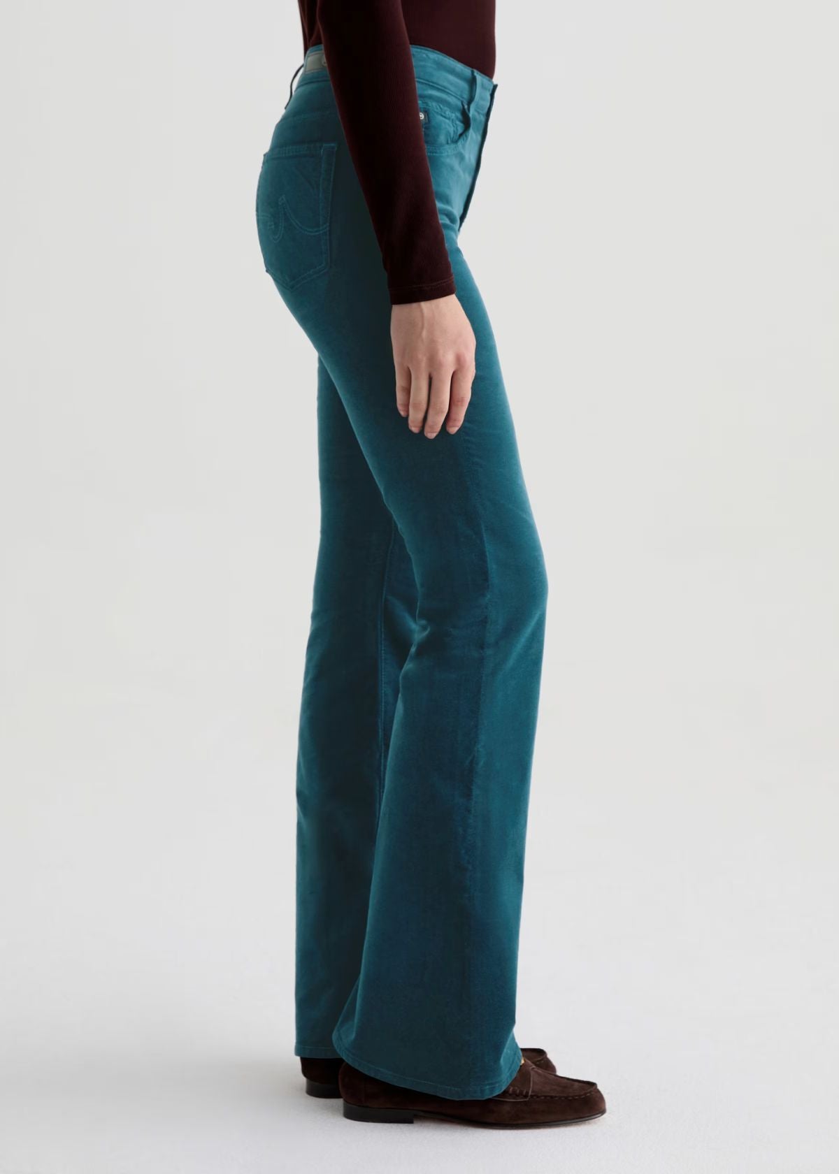 AG Farrah Bootcut Velvet Jean - Deep Lagoon