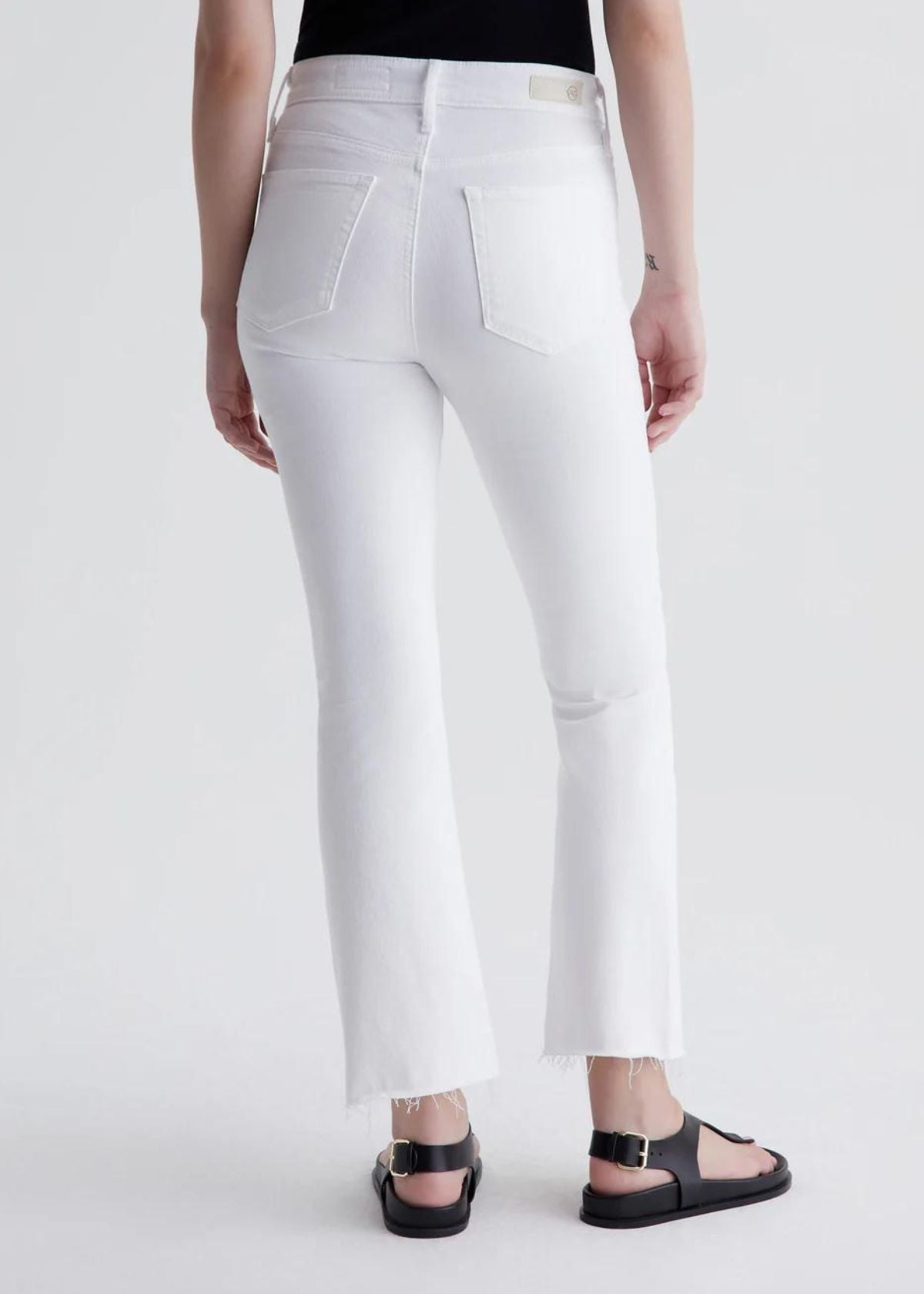 AG Farrah Boot Crop Jean - Modern White